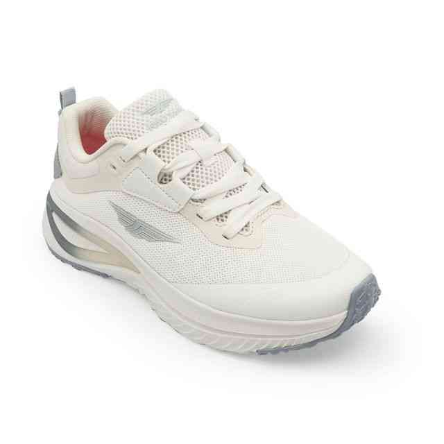 Women White Mesh Running & Walking Shoes