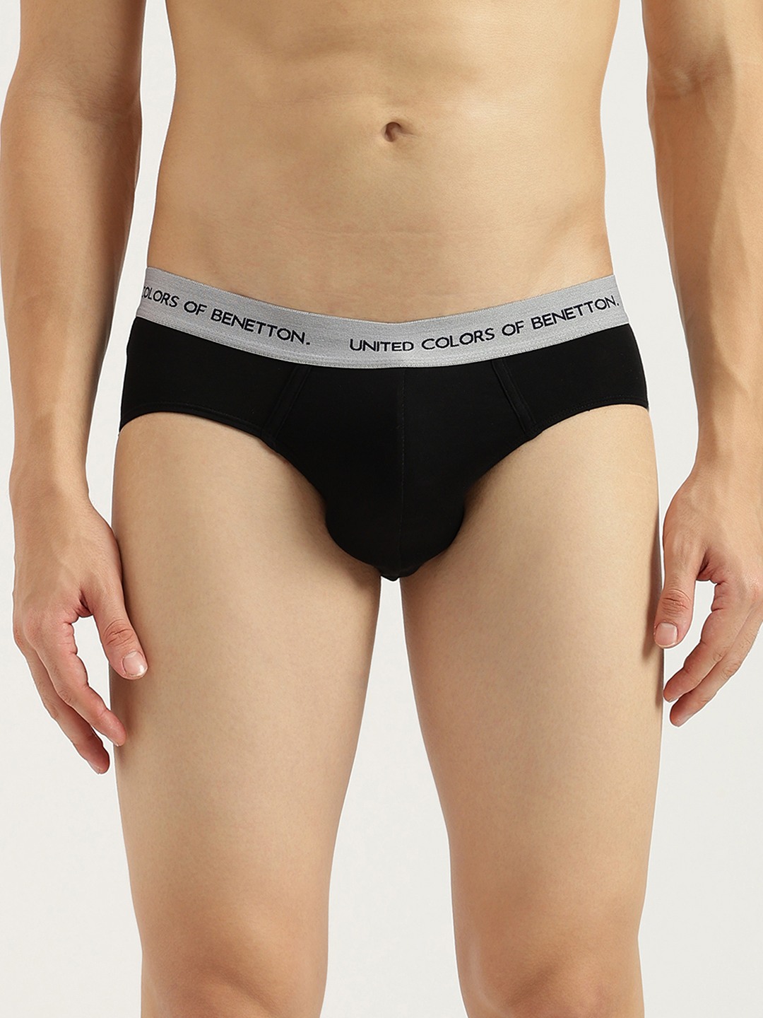 United Colors of Benetton Solid Regular Fit Modal Briefs