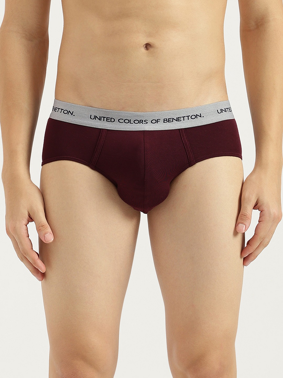 United Colors of Benetton Solid Regular Fit Modal Briefs