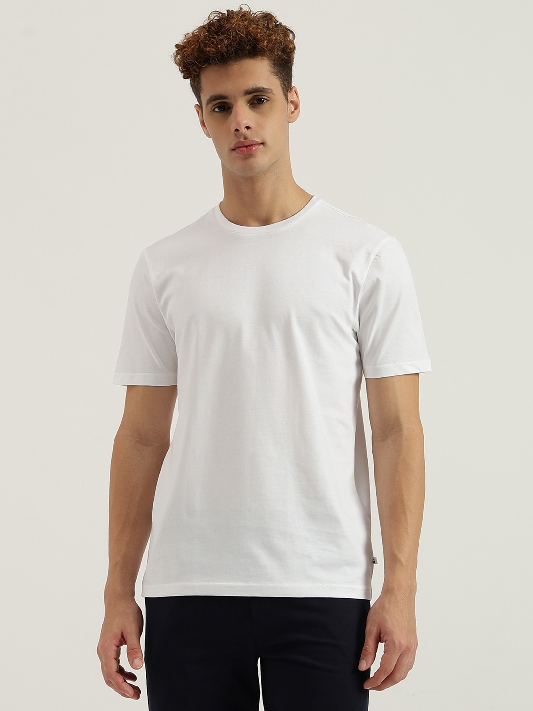 United Colors of Benetton Relaxed Fit Round Neck Solid T-Shirt