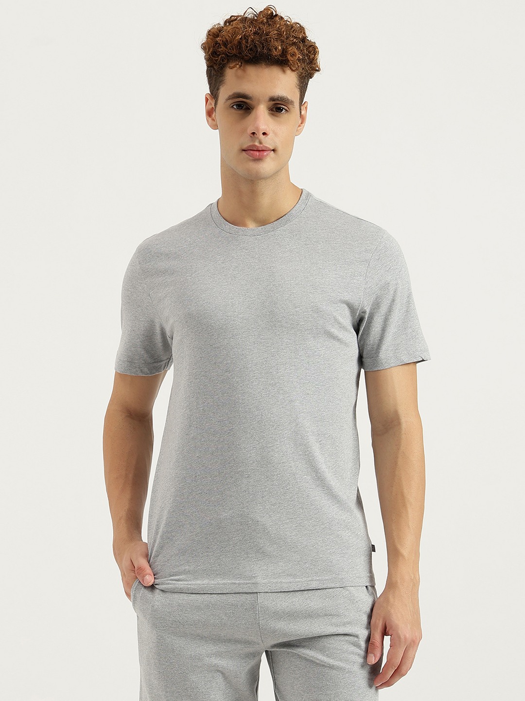 United Colors of Benetton Relaxed Fit Round Neck Solid T-Shirt