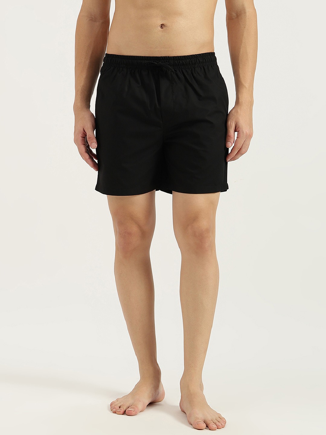 United Colors of Benetton Solid And Palm Tree Regular Fit Pack of 2 Boxers