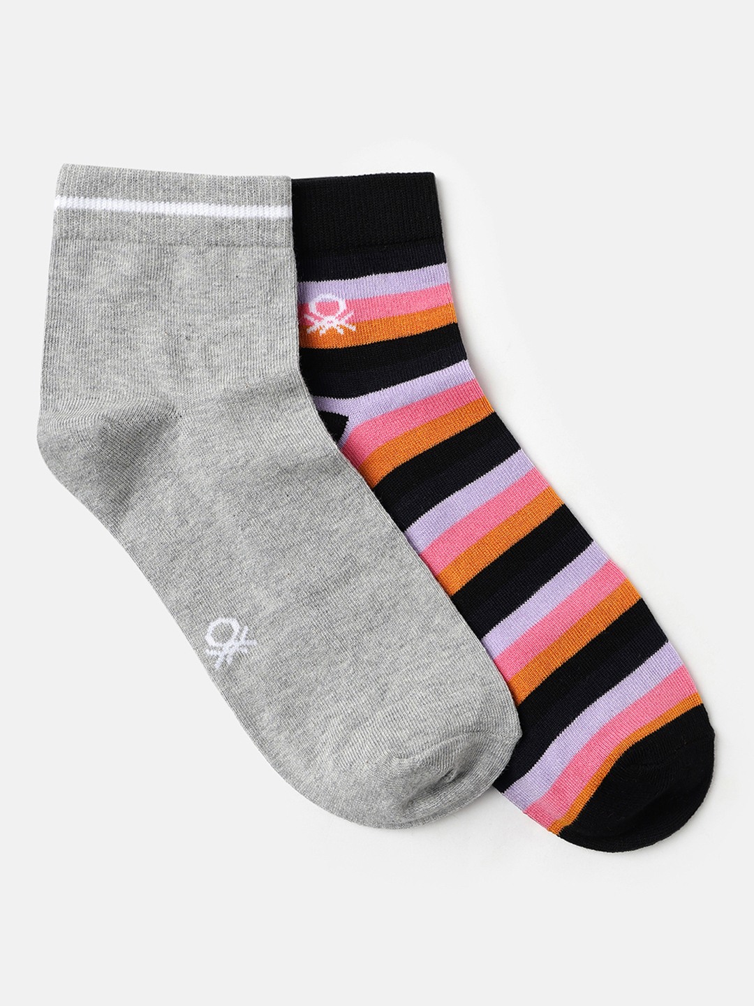 United Colors of Benetton Striped Pack of 2 Socks