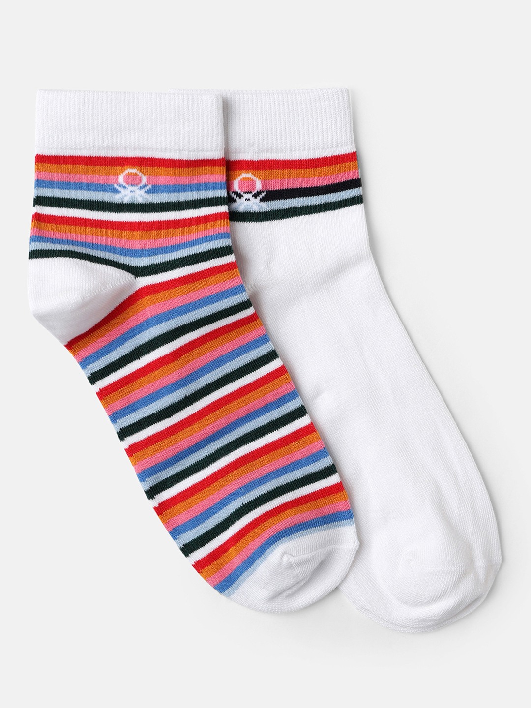 United Colors of Benetton Striped Pack of 2 Socks
