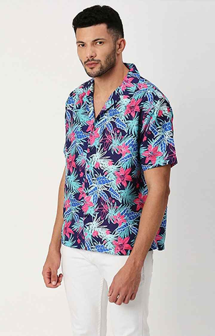 Men Multicolor Printed Casual Shirts
