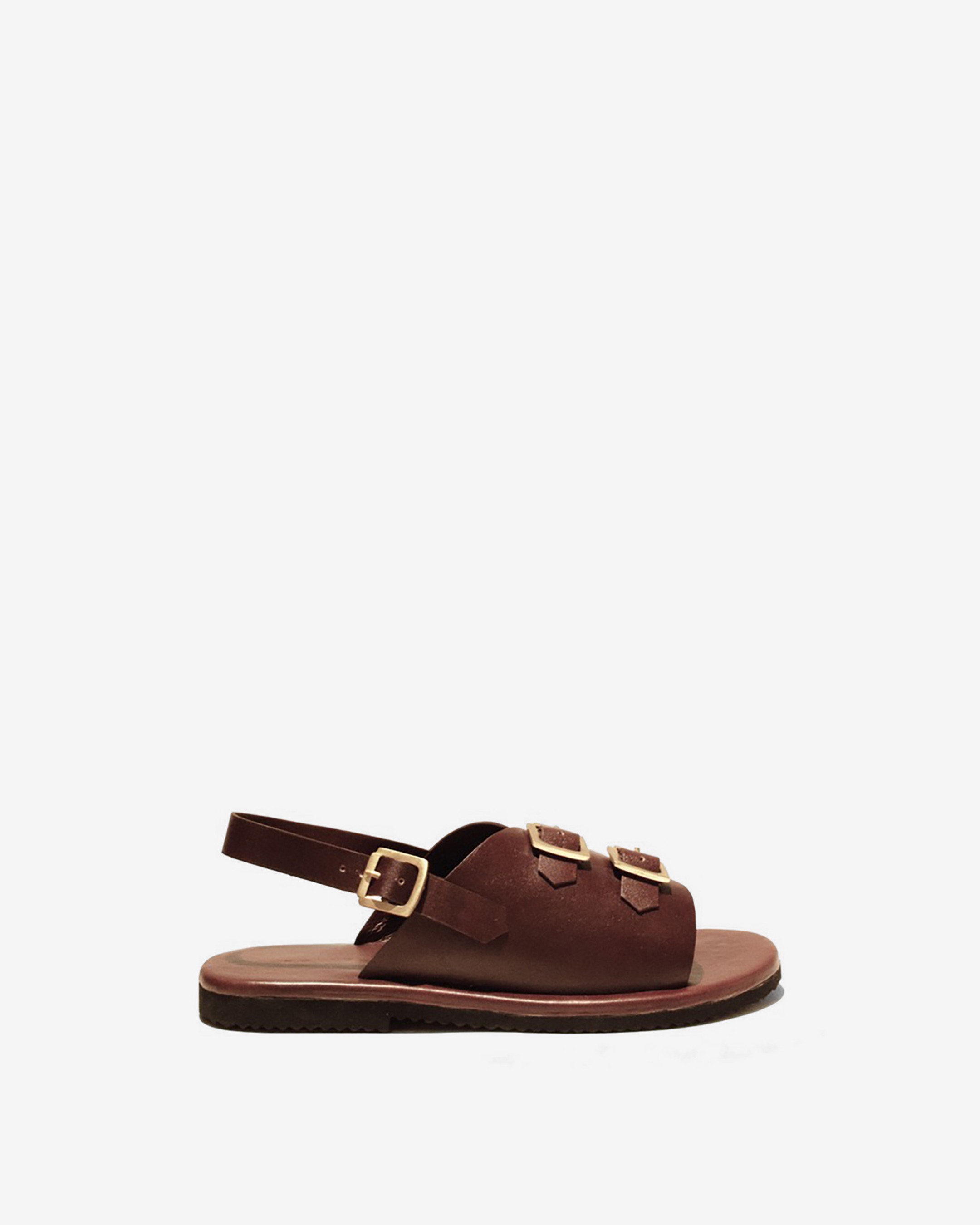 Envelope Cork Sandals Double Buckle