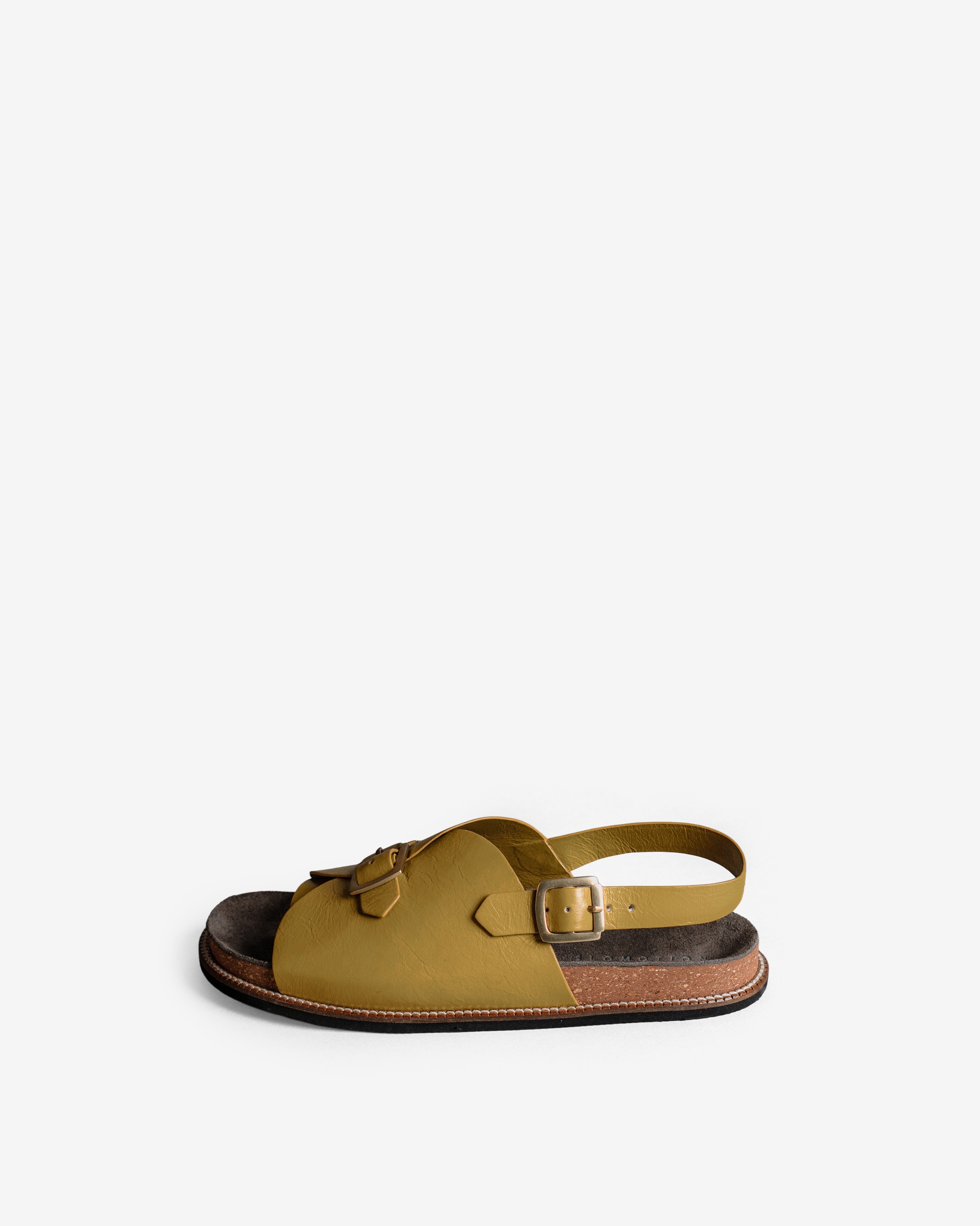 Envelope Cork Sandals Single Buckle