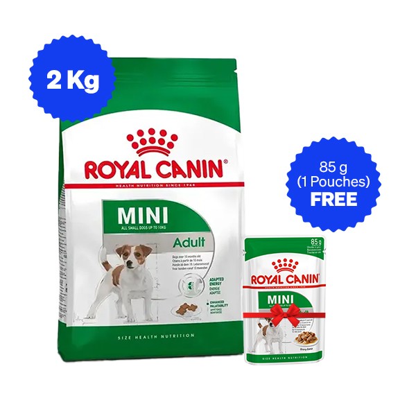 Royal Canin | Royal Canin Mini Adult Dry Dog Food with Free Gravy Pack