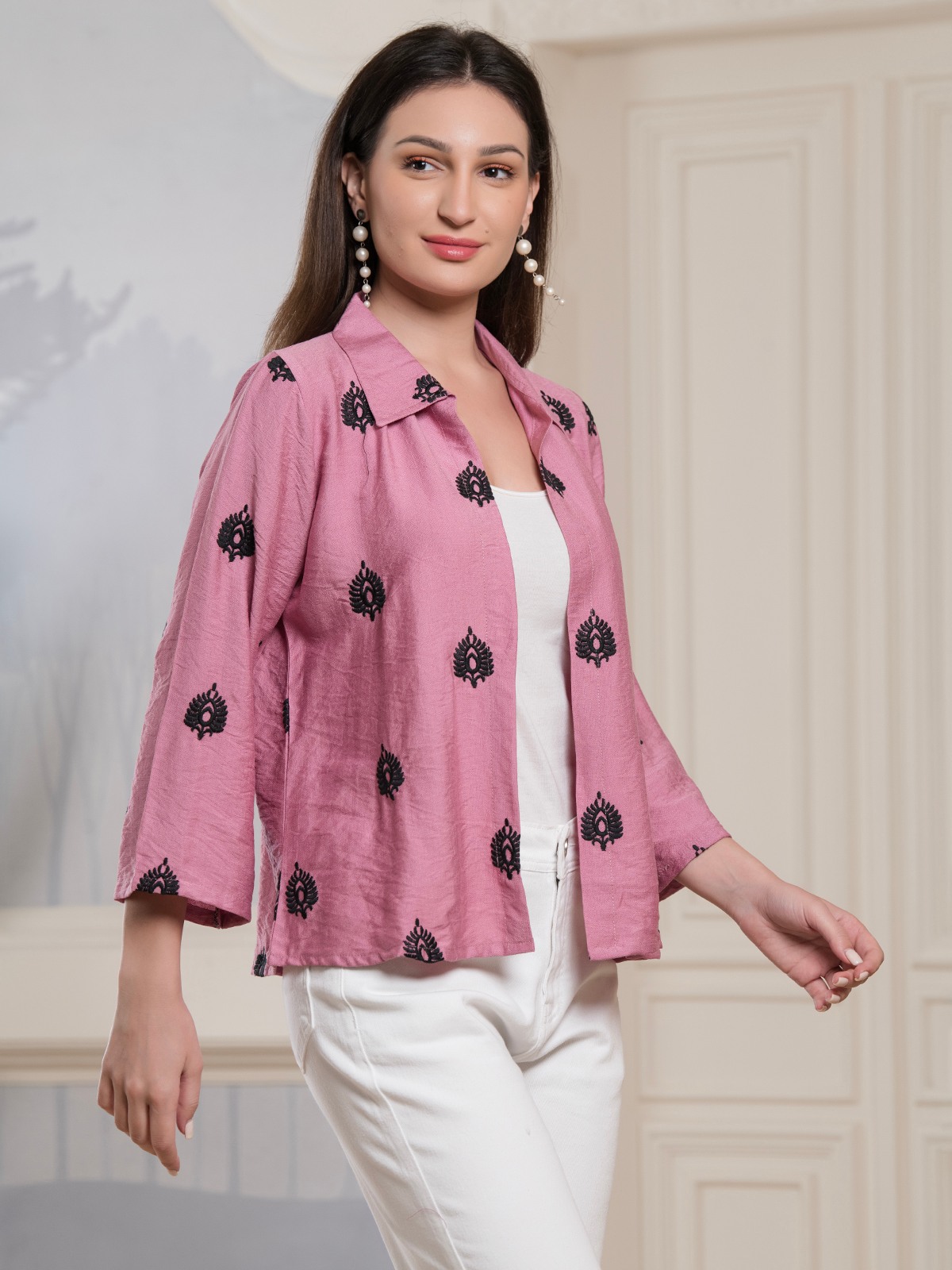 ALBION SMART LADIES PINK TOP