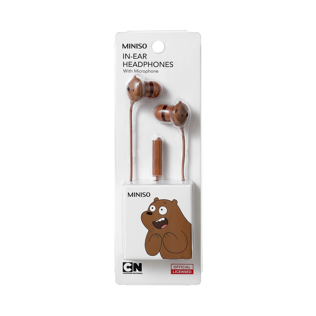 Miniso bear earphones deals
