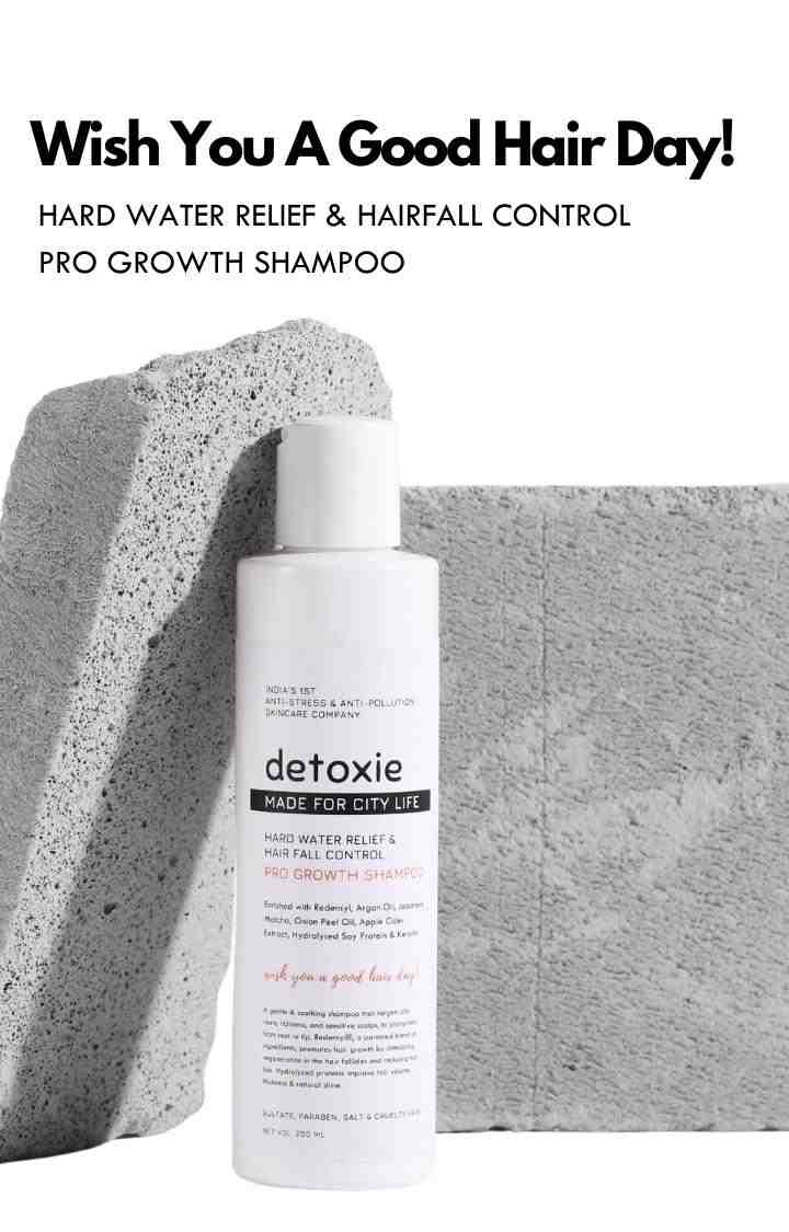 Detoxie - Hard Water Relief & Hair Fall Control Pro Growth Shampoo - 200ml