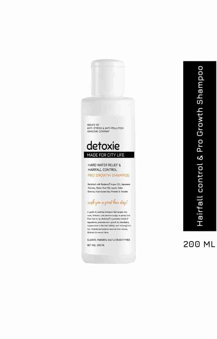 Detoxie - Hard Water Relief & Hair Fall Control Pro Growth Shampoo - 200ml