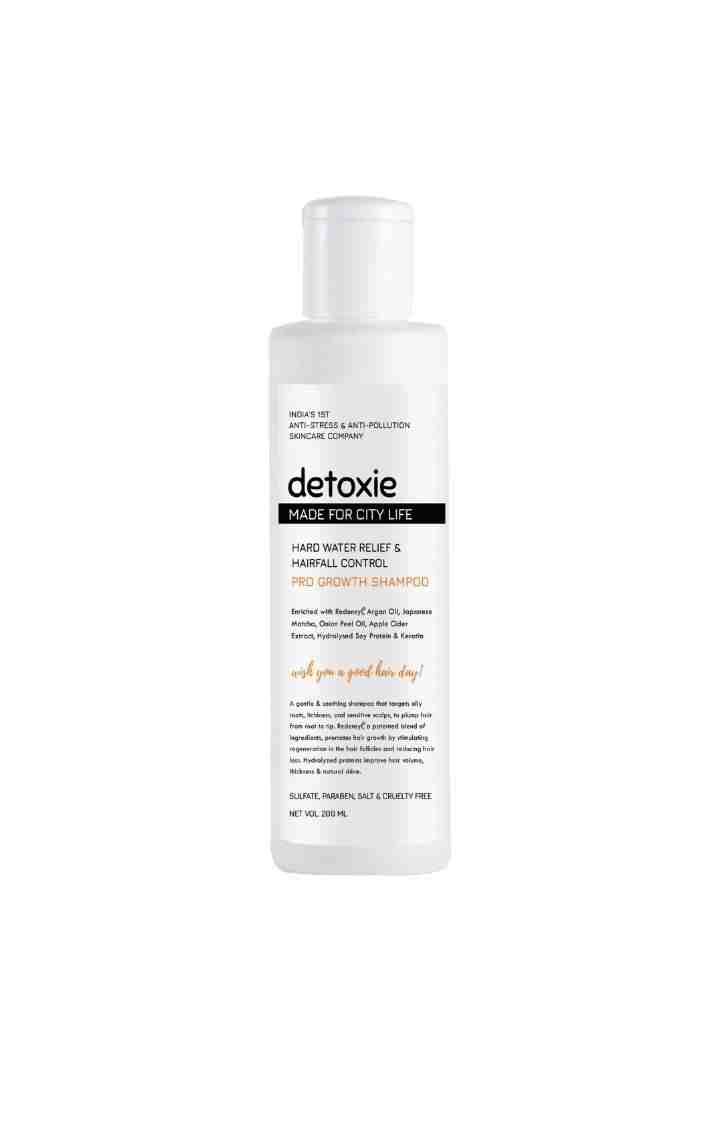 Detoxie - Hard Water Relief & Hair Fall Control Pro Growth Shampoo - 200ml