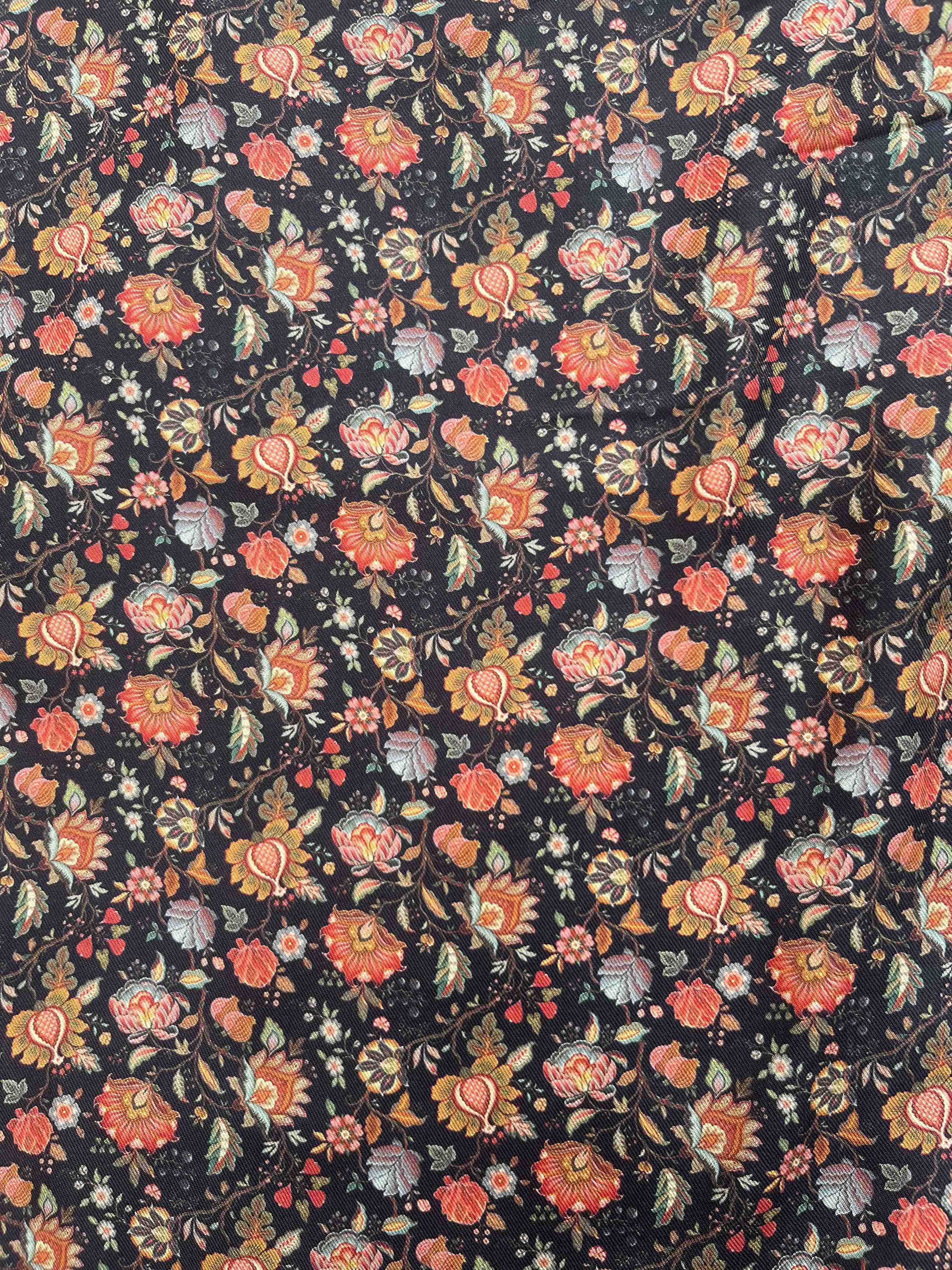 Mafatlal Poplin Print - Charcoal Black