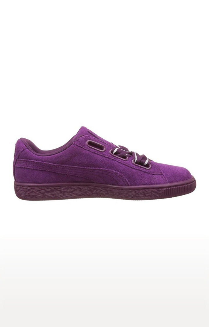 Suede heart discount satin wn's