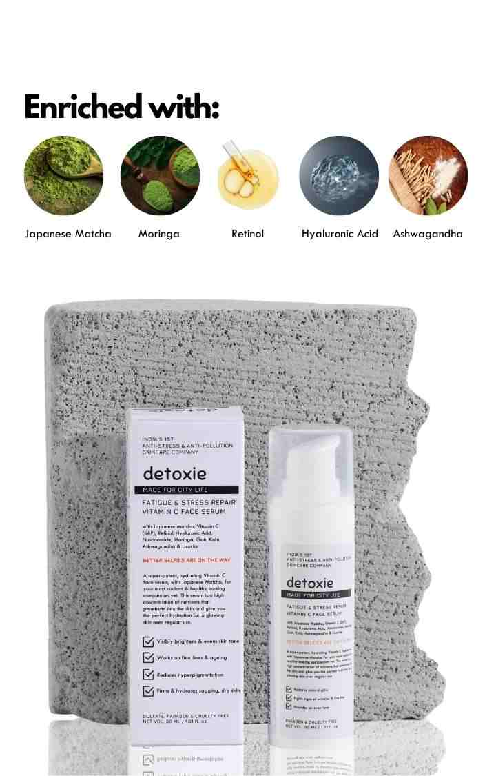 Detoxie - Fatigue & Stress Repair Vitamin C face Serum - 30ml