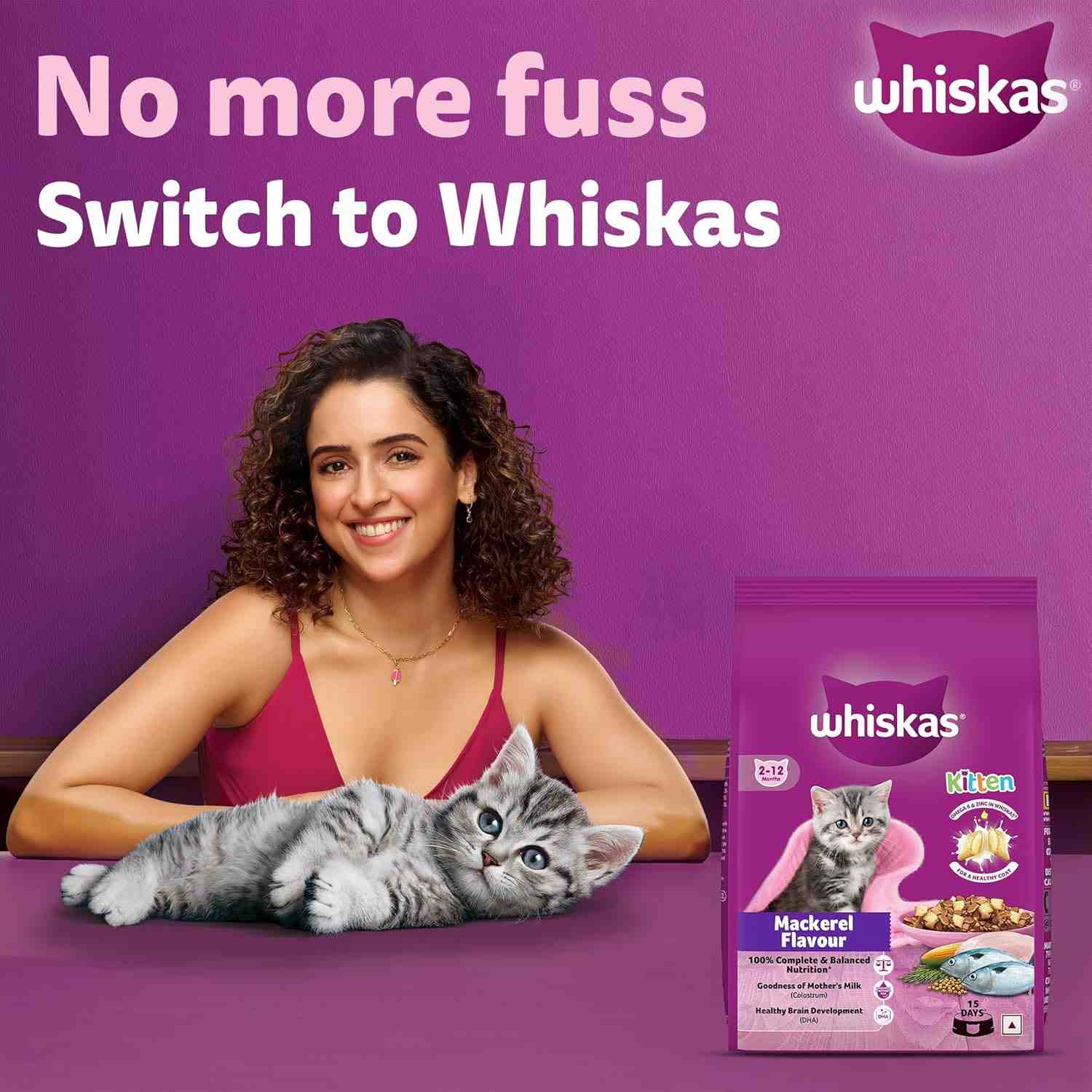 Whiskas Mackerel Junior Cat Dry Food