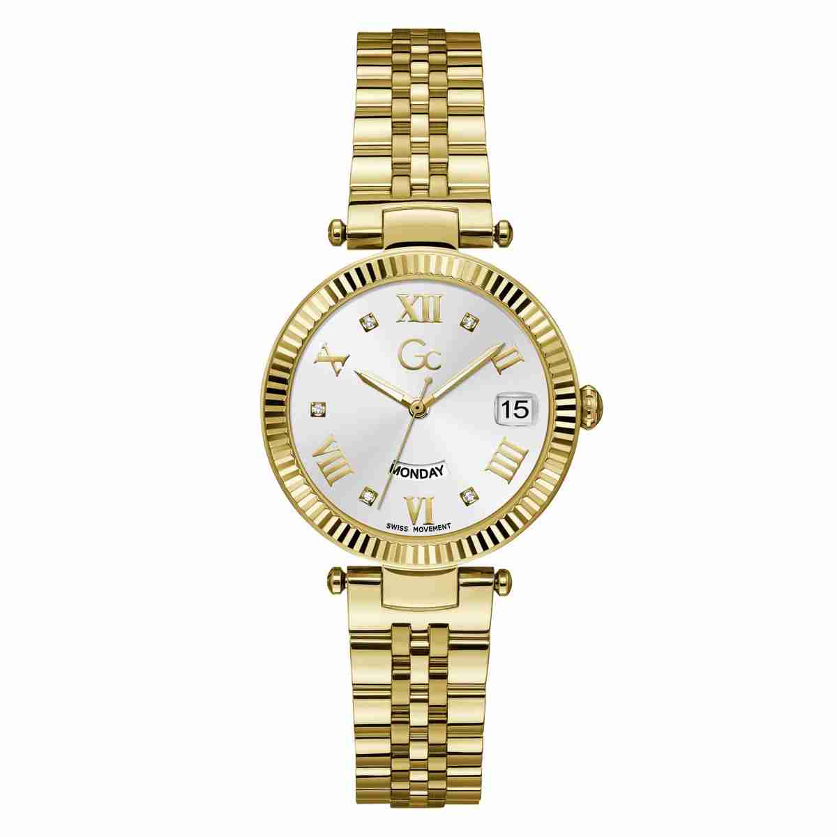 Flair Yellow Stainless Steel Analog Watch