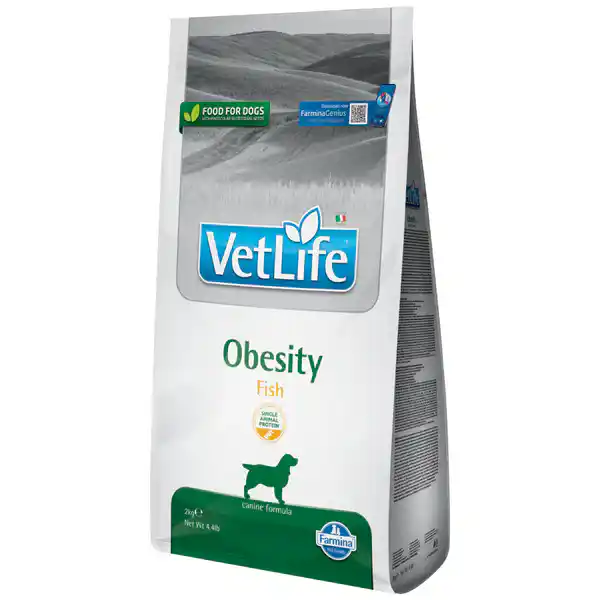 Farmina Vet Life Obesity Fish Adult Dog Dry Food, 12kg
