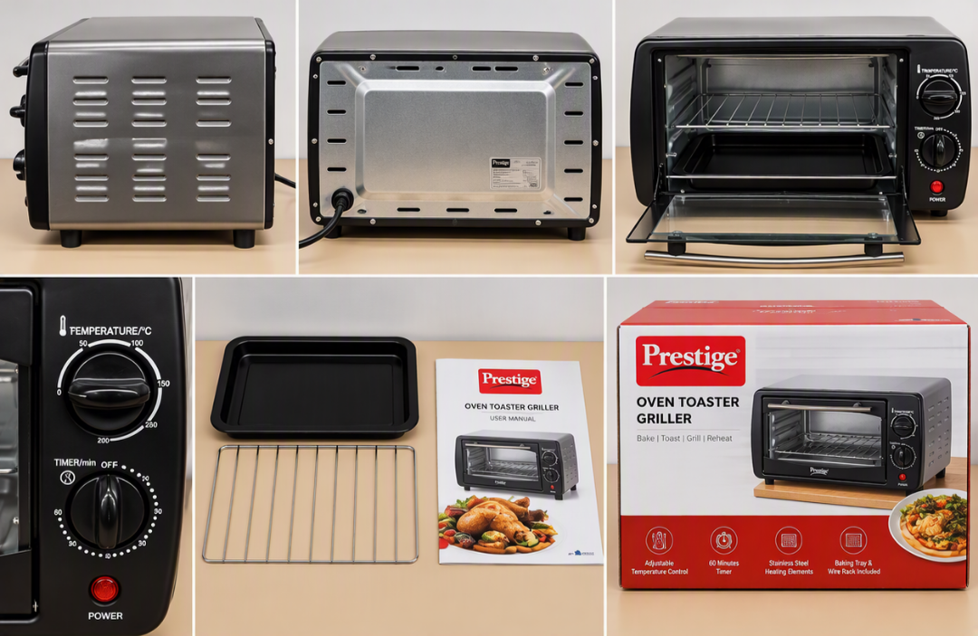 Prestige Oven Toaster Griller (OTG) with Baking Tray & Wire Rack