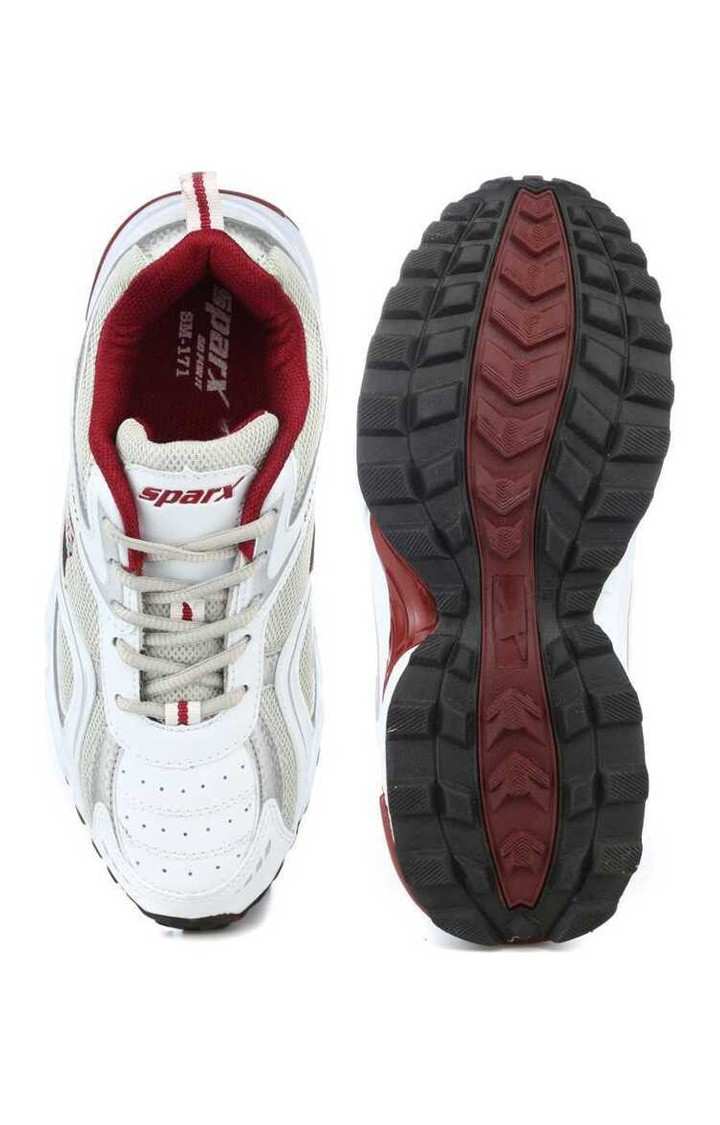 Sparx SM 171 White Running Shoes