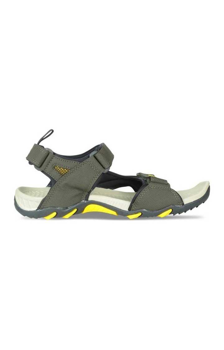 Sparx Brand Men's SS-473 Chappal/Sandal/Flip Flop (Black/FL.Green) ::  RAJASHOES