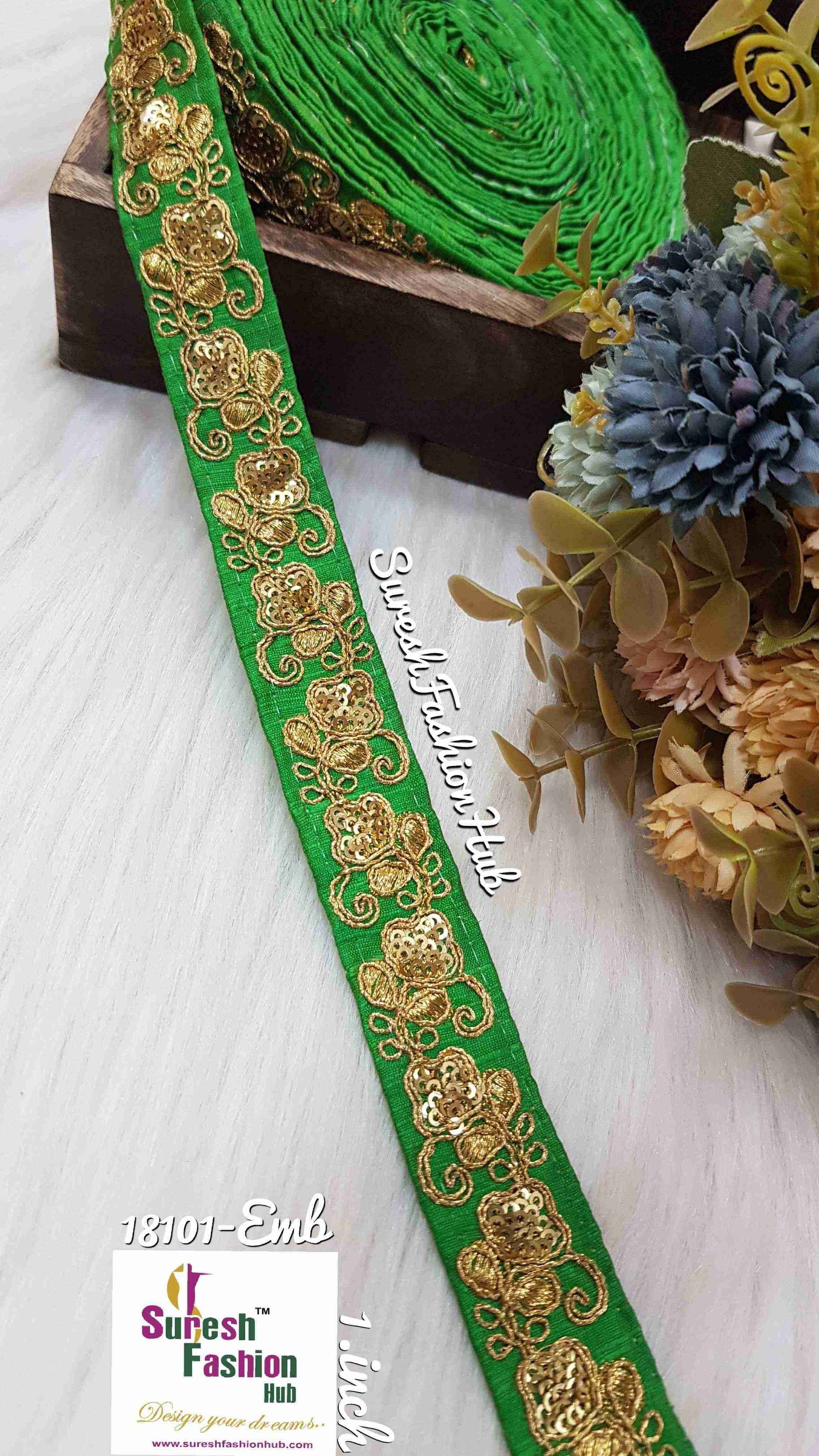 Indian Laces Embellishments Embroidery Saree Border Wholesale Silk Crafting Sewing Decorative Designer Ribbons #Blackborder  #Fancylaces #Decorativetrims #Embroideredborder #Sewingtrims #テープ #minne #lndianlaces #Sareeborder #アニー都城 #pasamanerías #pasamaneriasbordadas #Embellishments #可愛いマスク #Embroiderytrimmings #アクセサリー