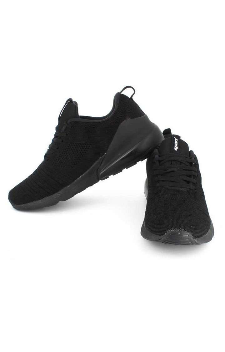 Sm 487 Sparx Black Shoes For Men Sports BLACK WHITE Sports Shoes SM487
