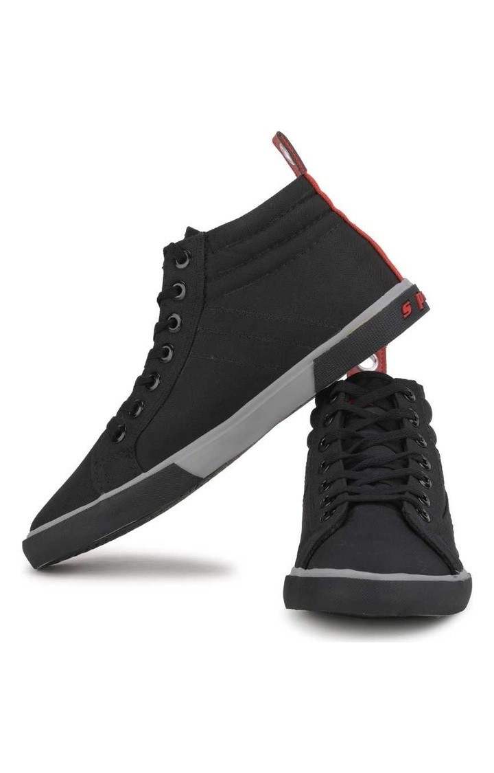 Sparx black hotsell sneakers shoes