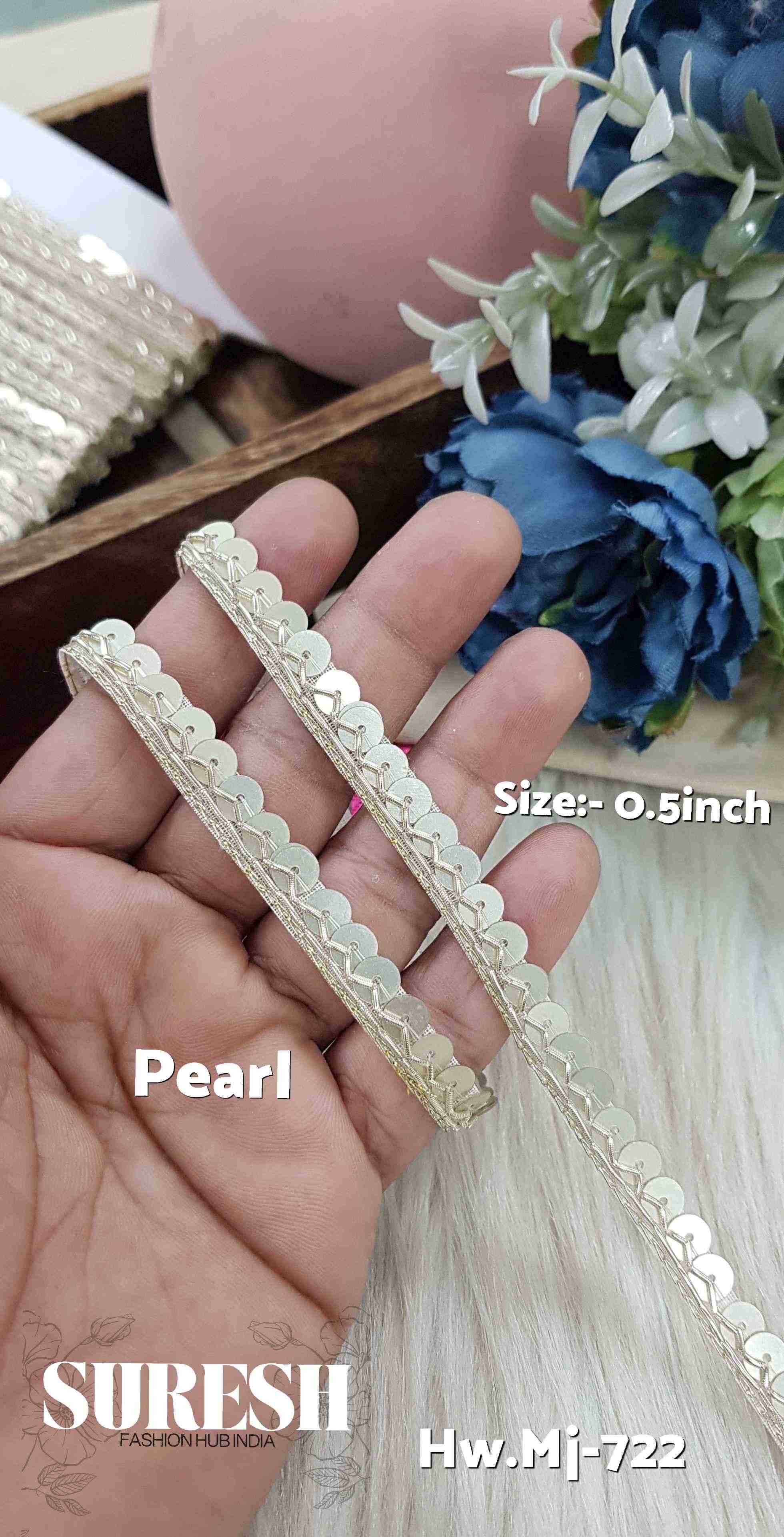 Regal Shine Pearl Saadi Lace
