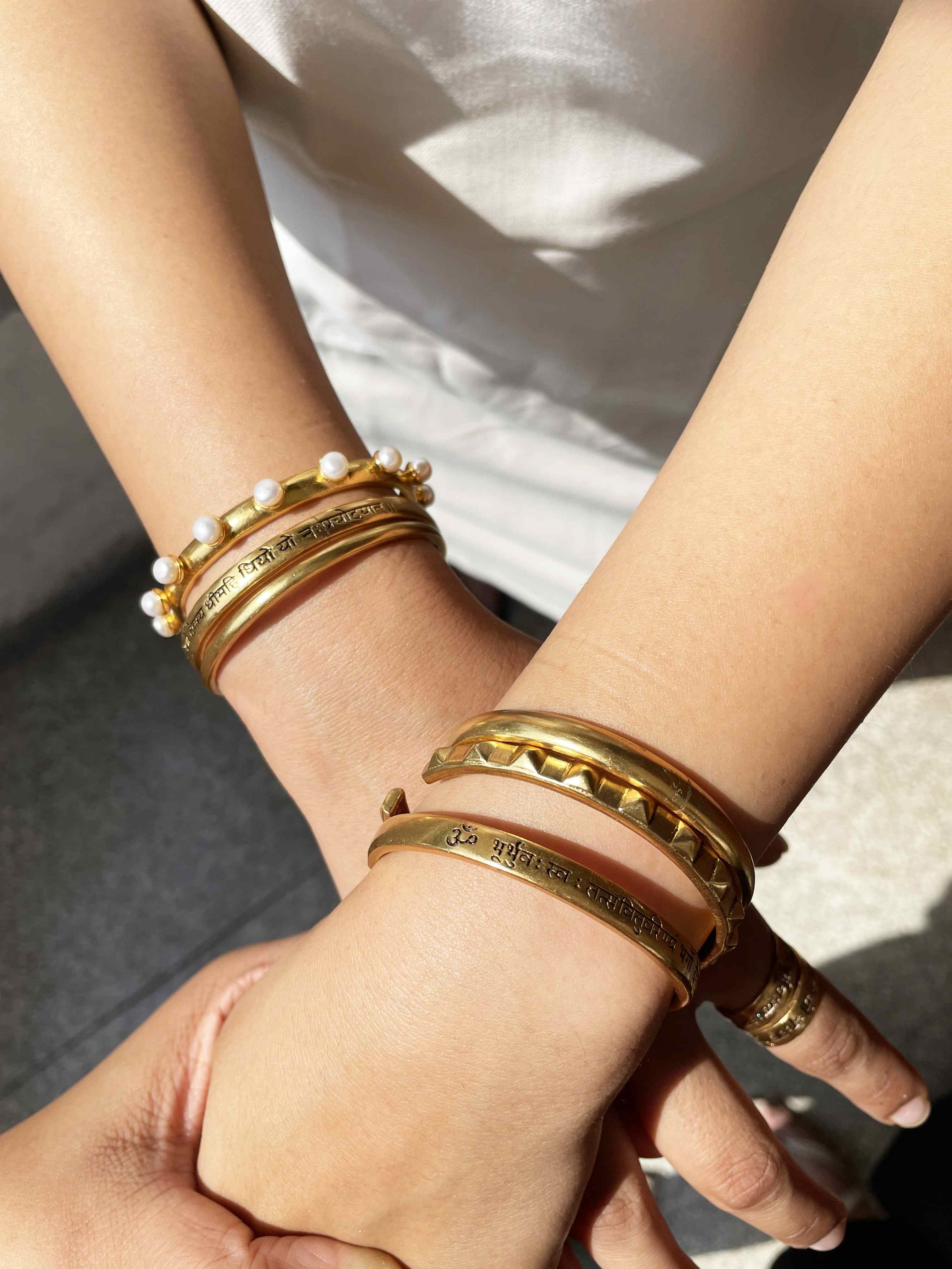 The Gayatri Mantra bangle