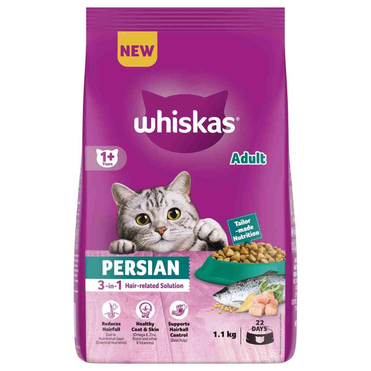 Whiskas Persian (1+ Years) Adult Cat Dry Food