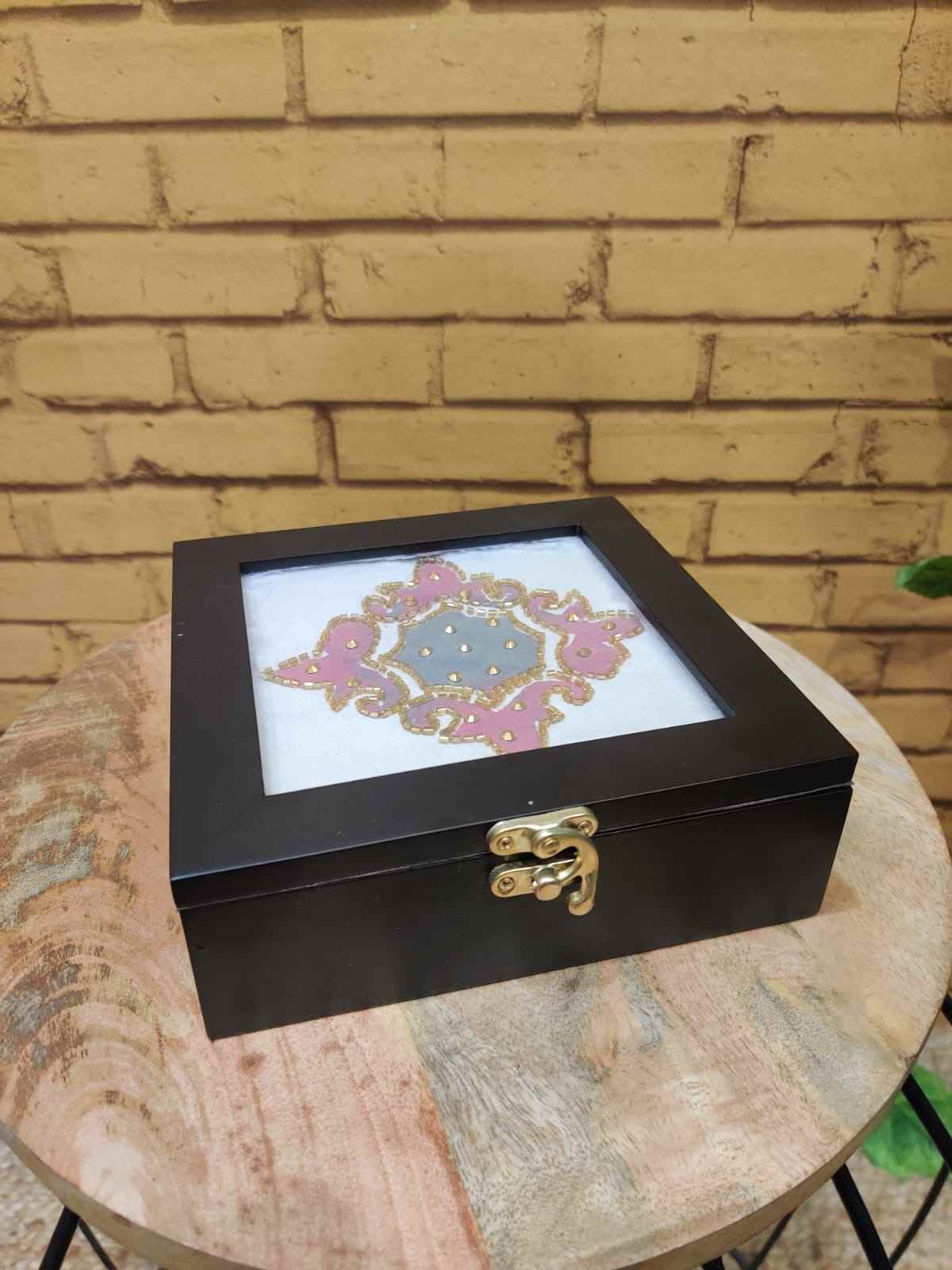 Floral Handpainted Box