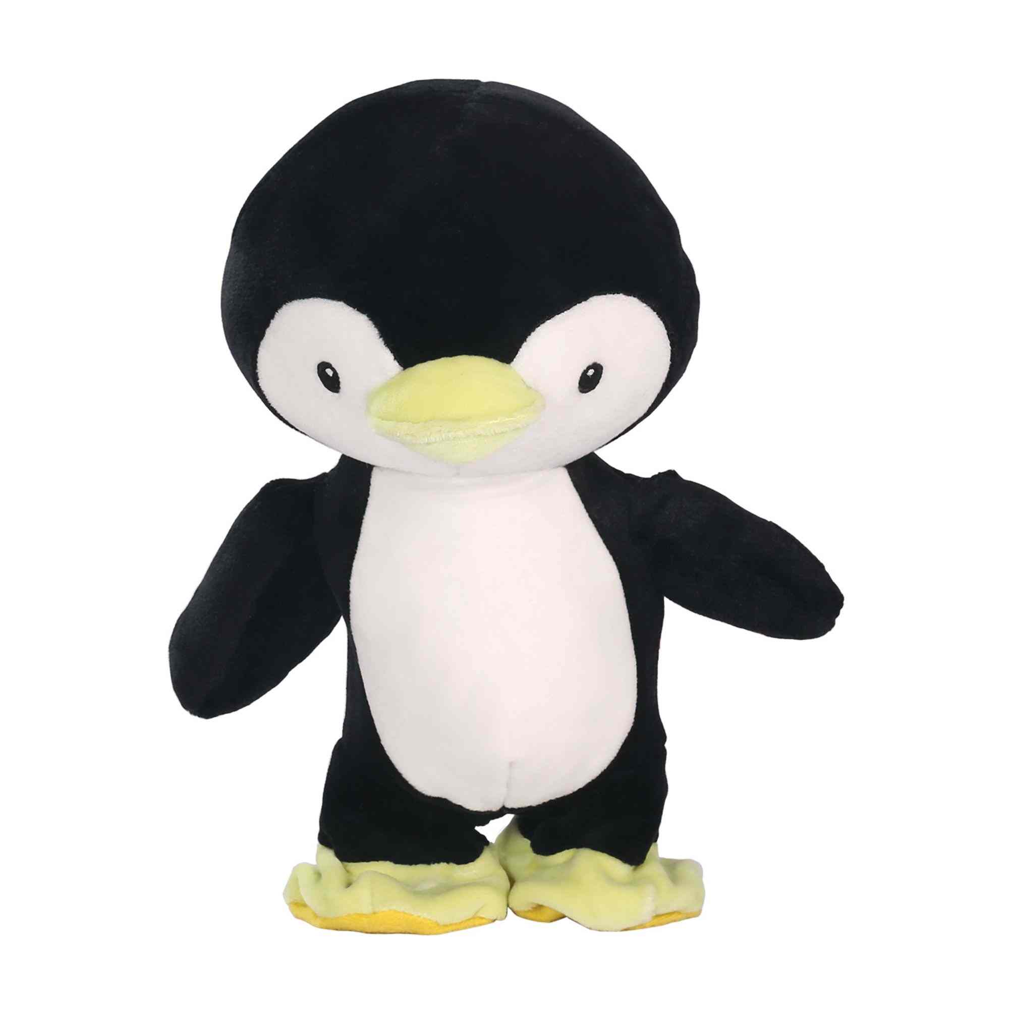 Hamleys Talk-Back Walk N Talk Penguin, Soft Penguin Plush, Multicolour, 3Y+