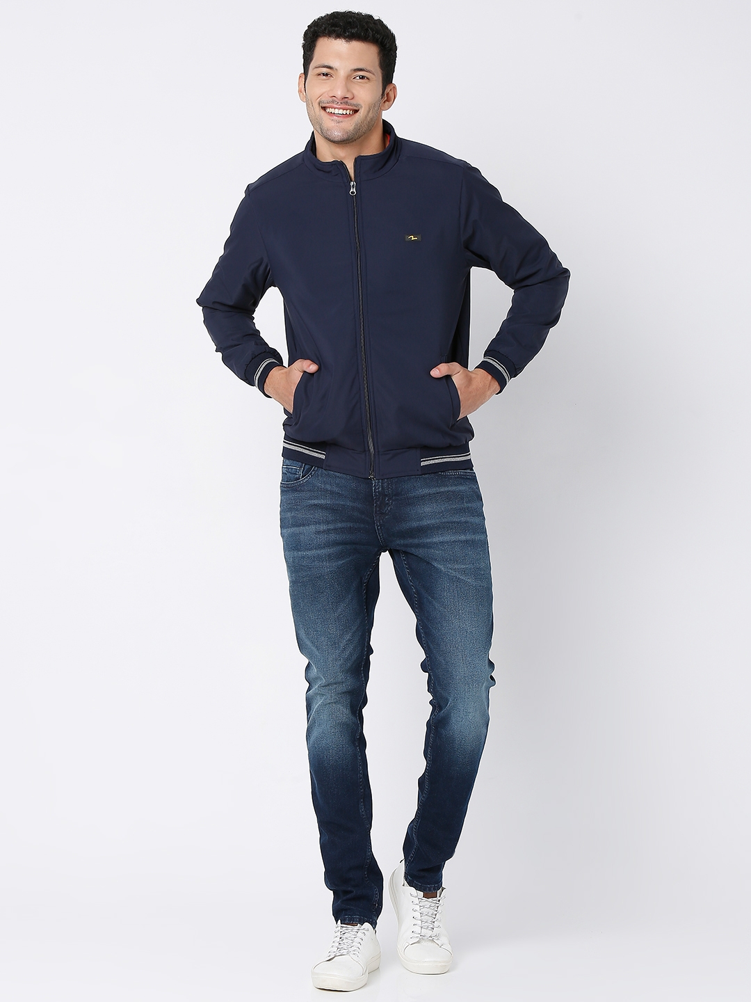 spykar | Spykar Denim Polyester Full Sleeve Casual Jacket For Men 5