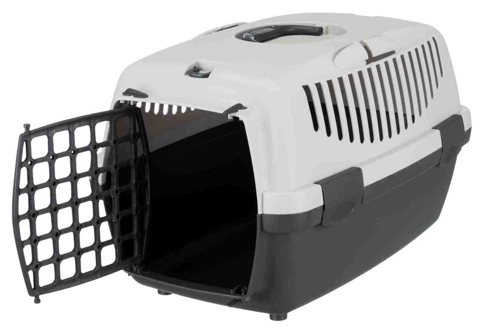 Trixie Capri Transport Box for Cats (Dark Grey/Light Grey)