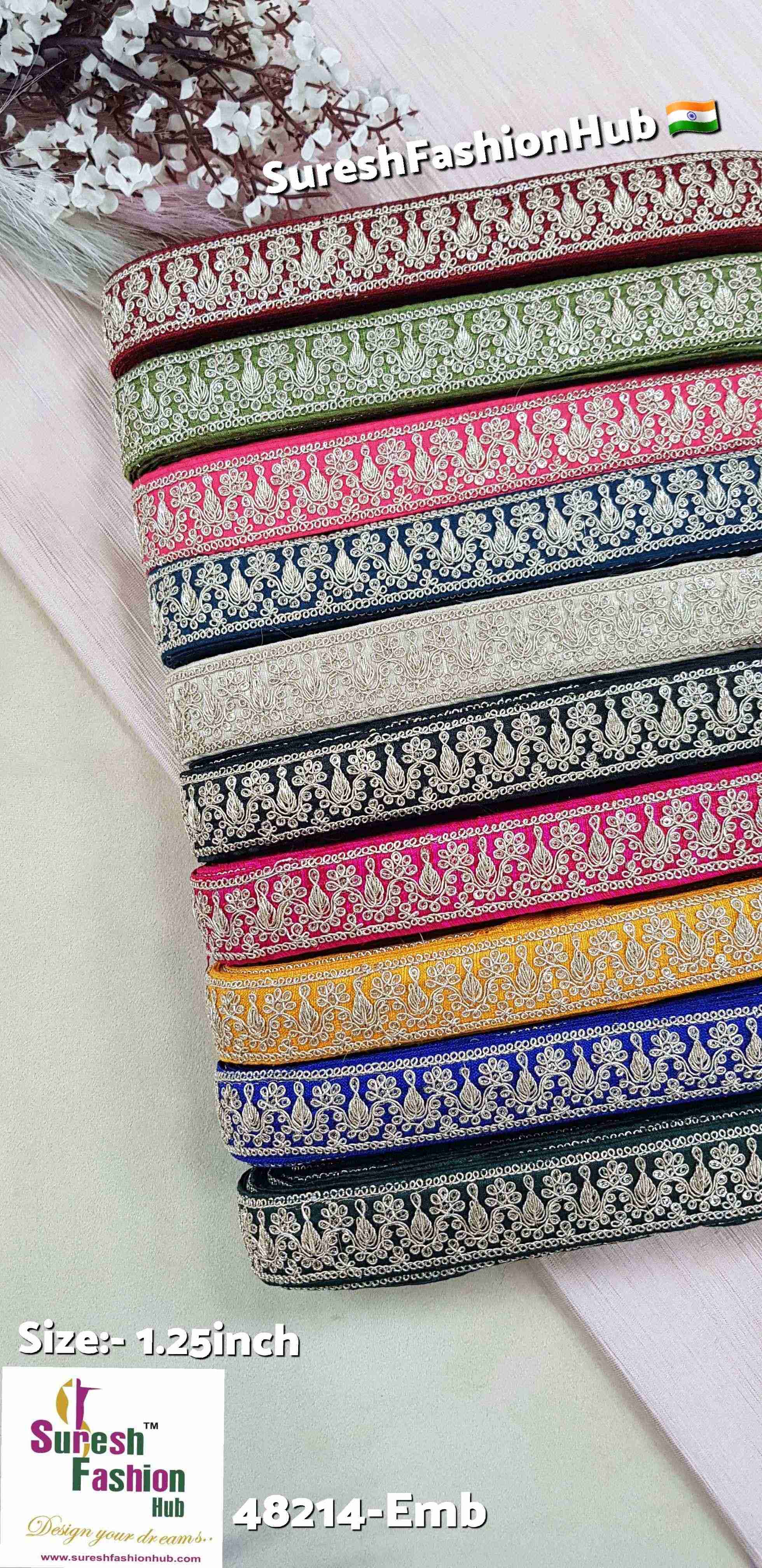 Lilac Pearl & Sequence Fabric Lace