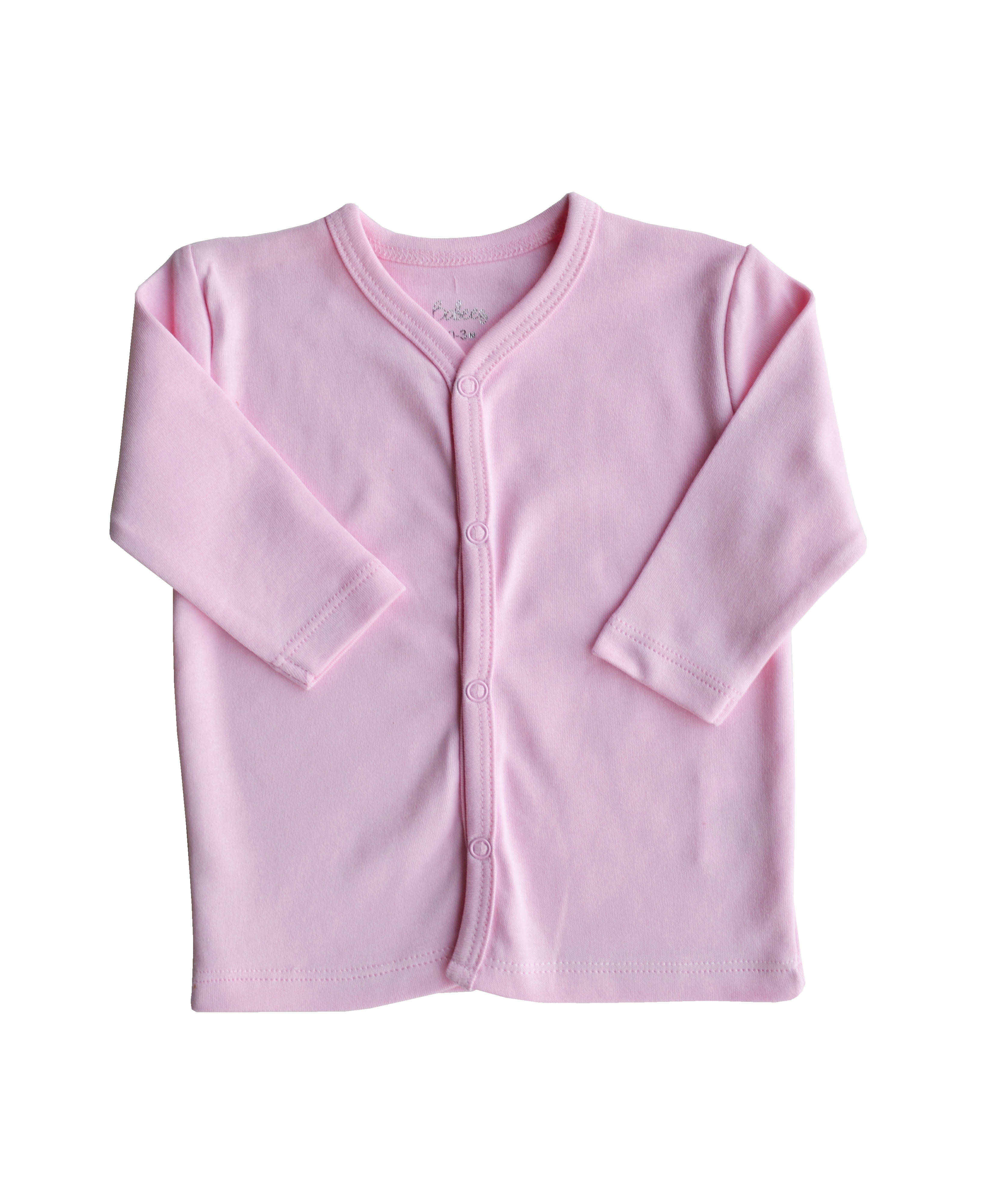 Pink Long Sleeve Jhabla (100% Cotton Interlock Biowash)