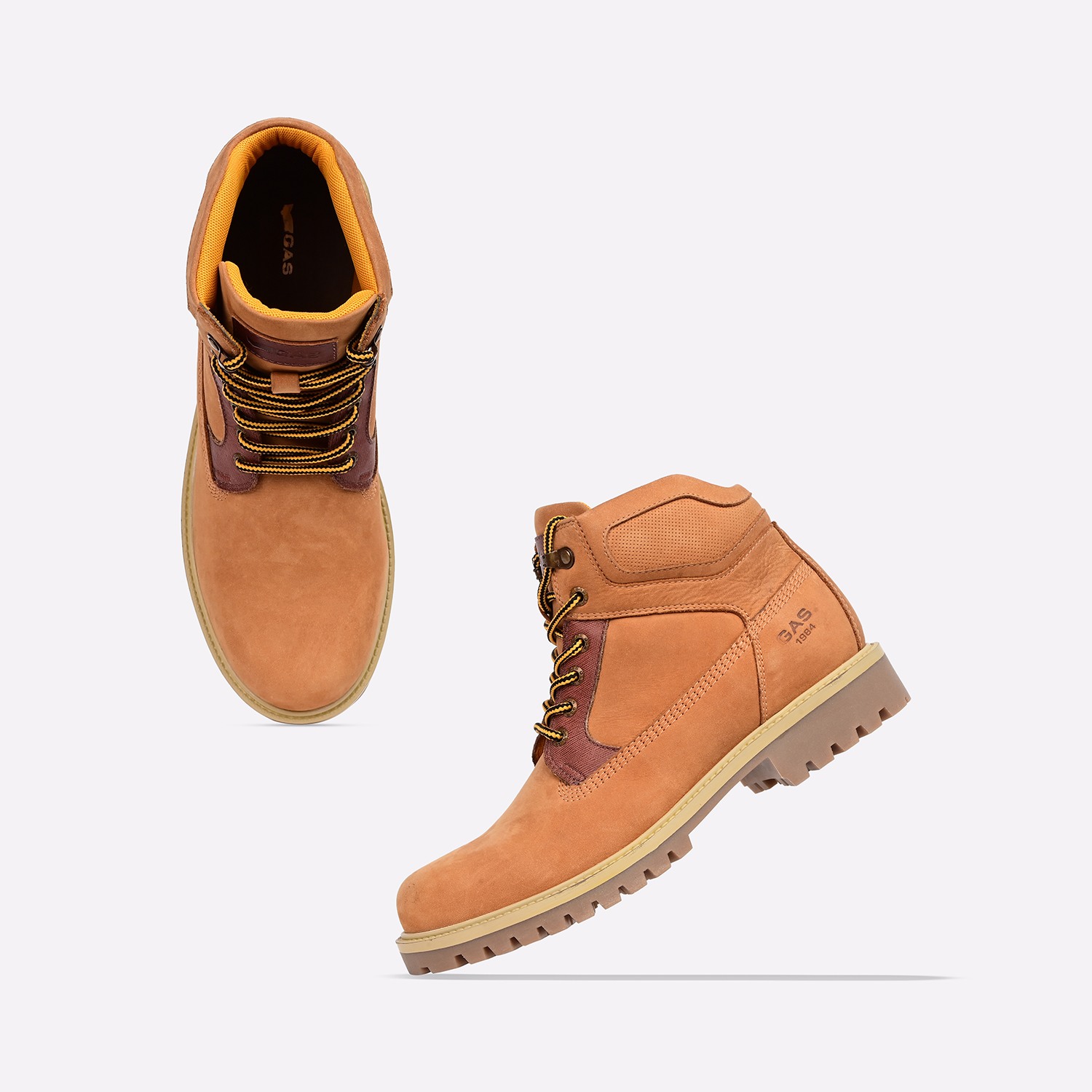 GAS | Men's Monolith 99 Tan Coloured Boots|2