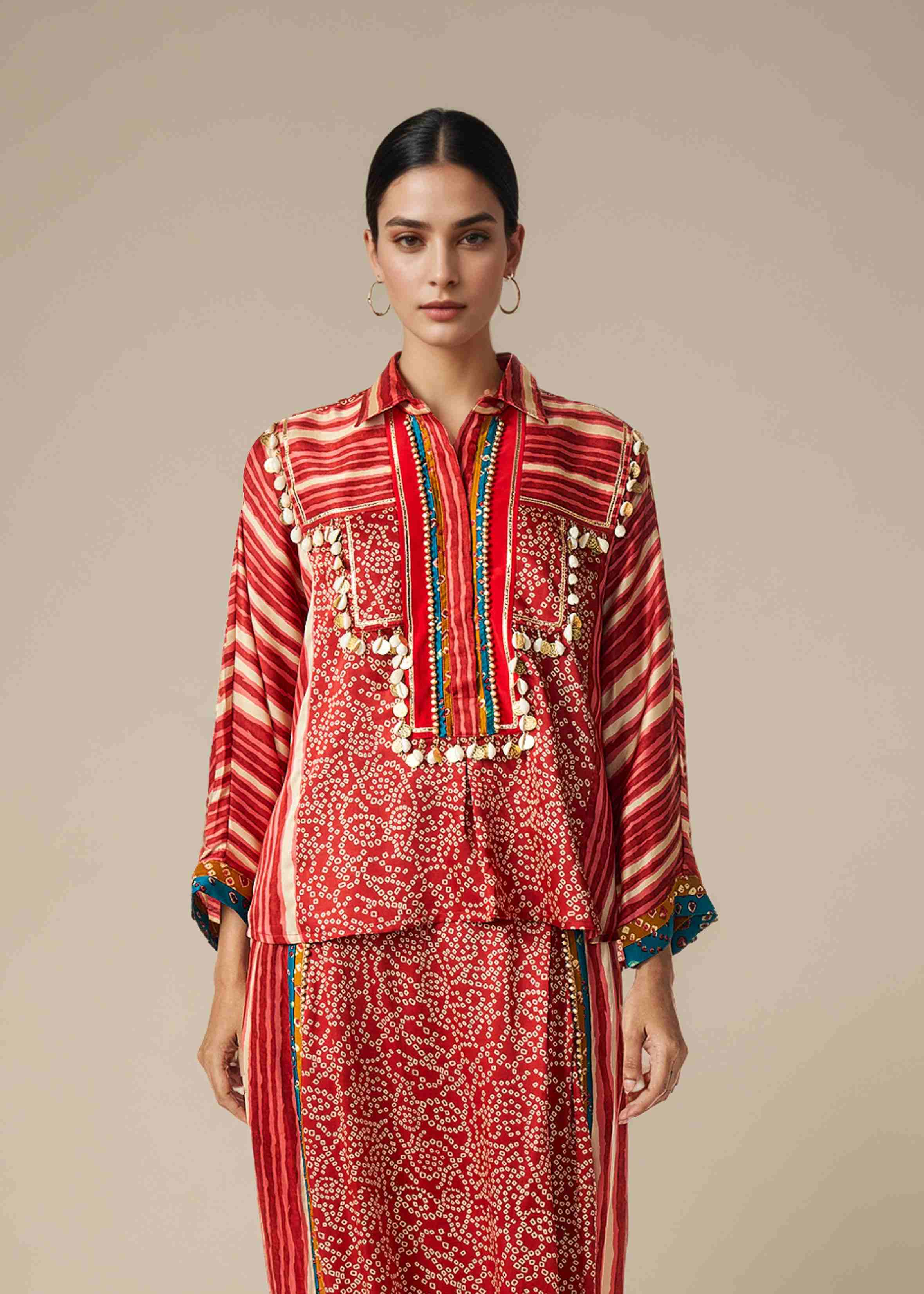 Maroon Shirt Blouse