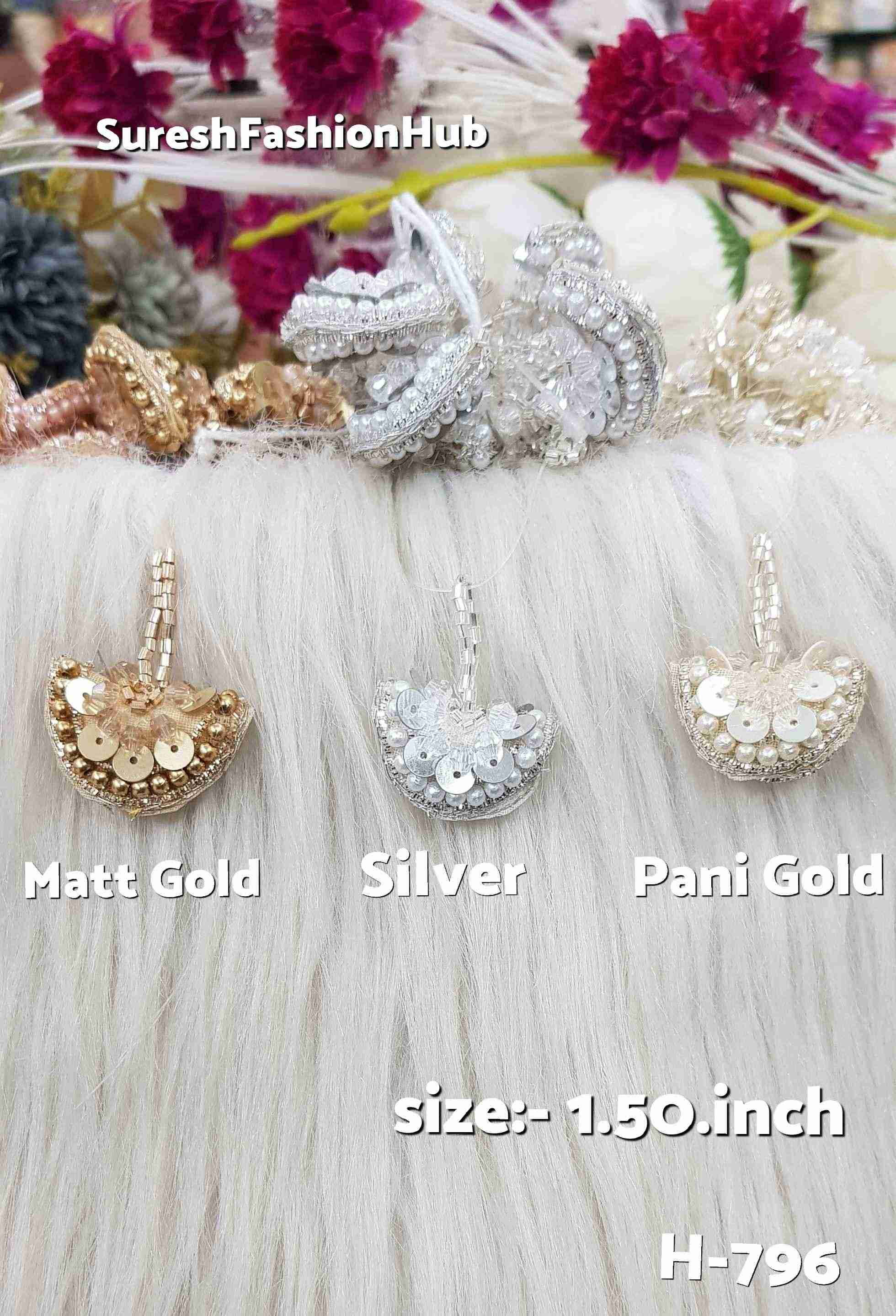 Radiant Gold Crystal Tassels