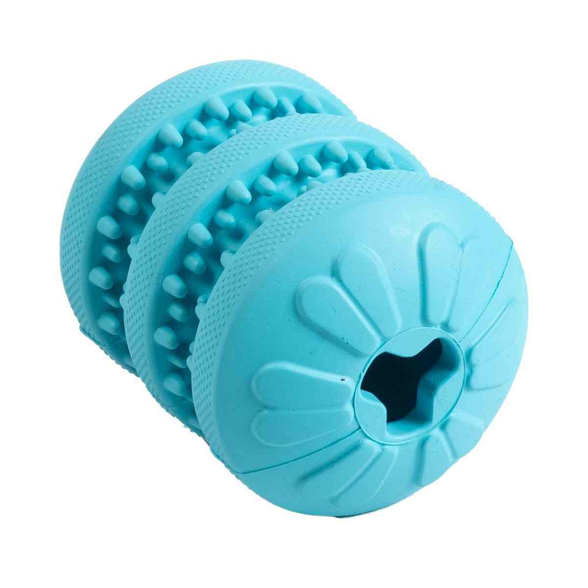 Ezra Play Treat Cylinder - Blue Rubber Toy