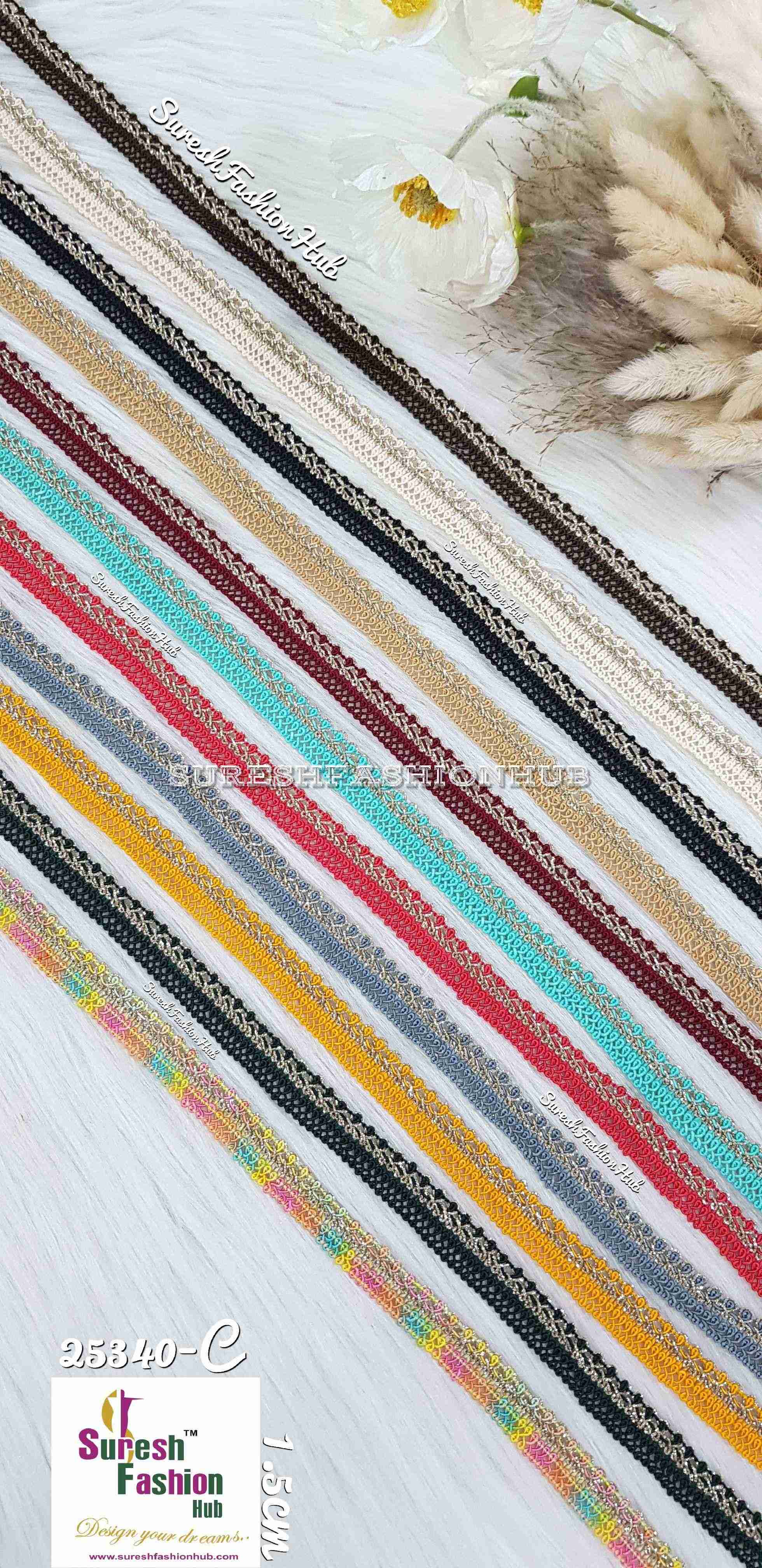 Sea Green Colour GlitterTwist Zari Accents