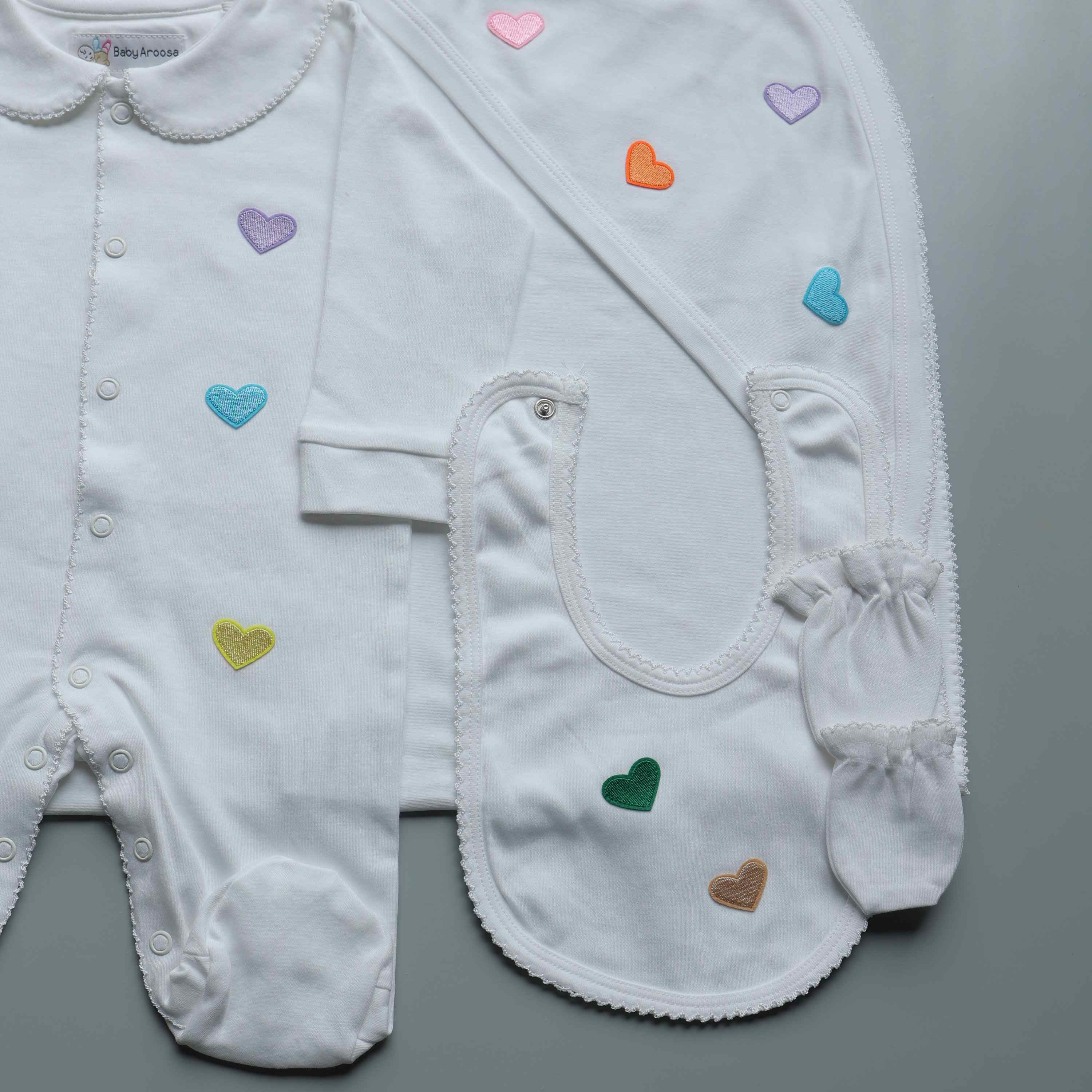 SnowDrop Love Romper Set