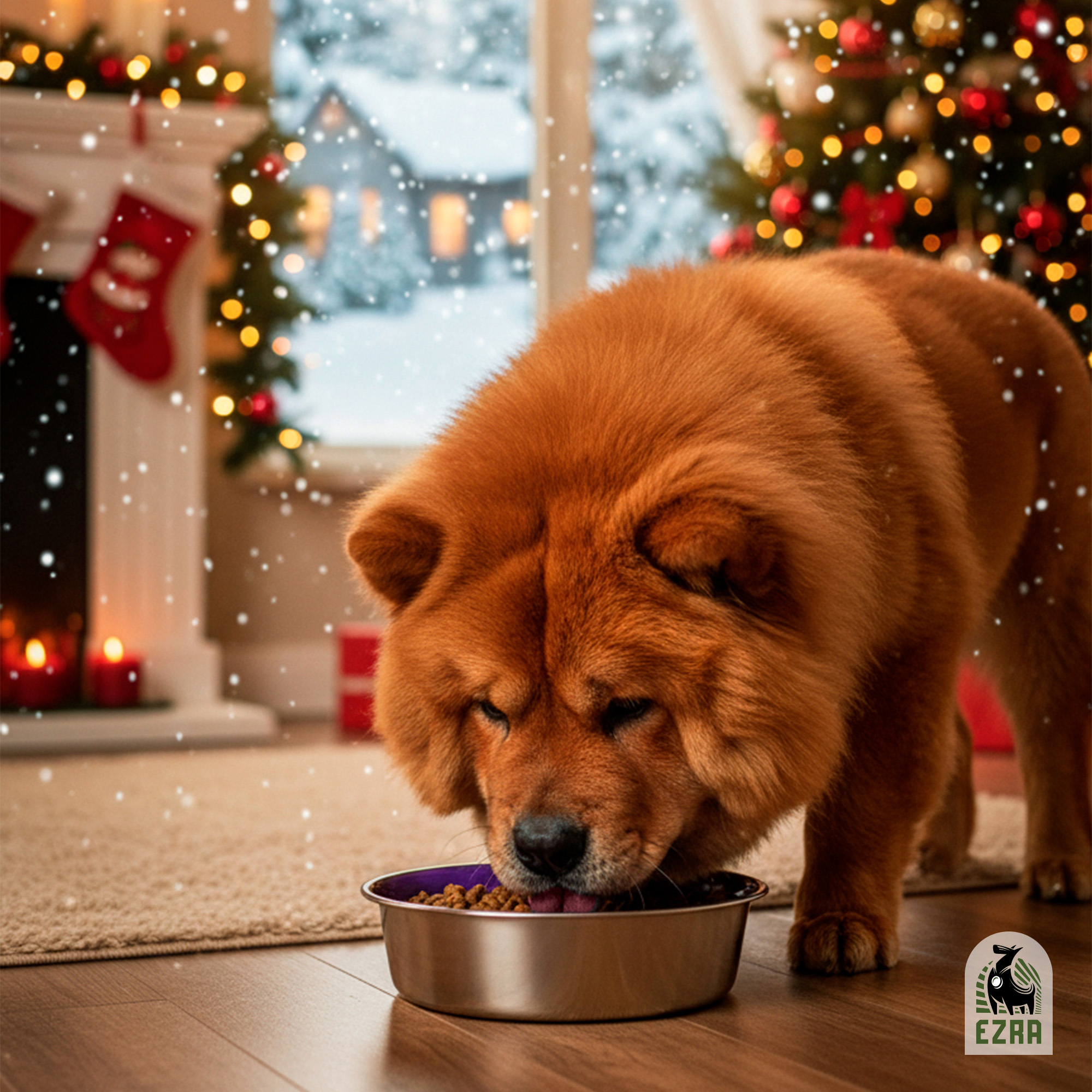 Ezra Anti Skid Rubber Grip, Stainless Steel Bowls for Dog, Purple