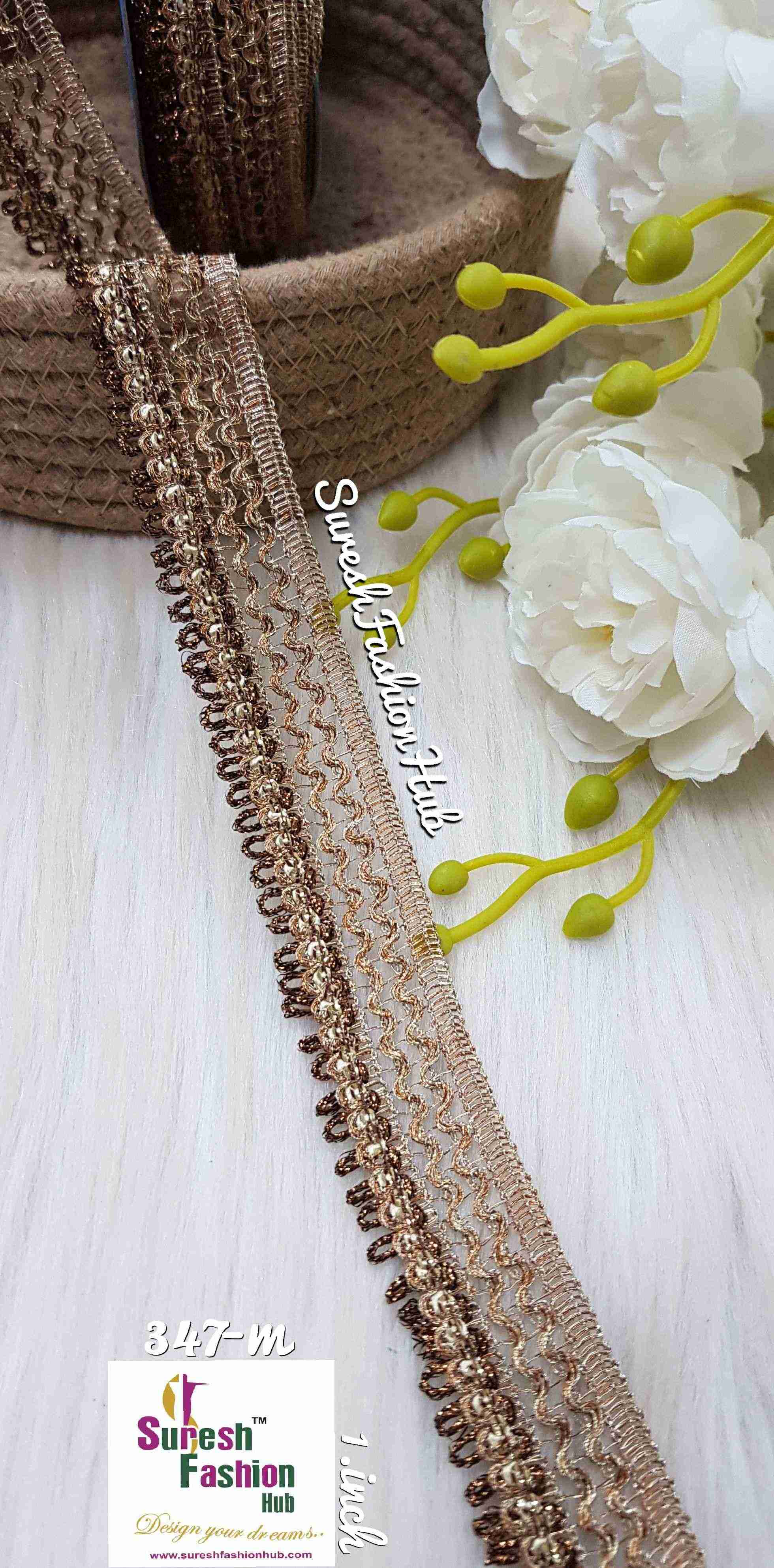 Antique Mix  Zari Whispers designer Trim