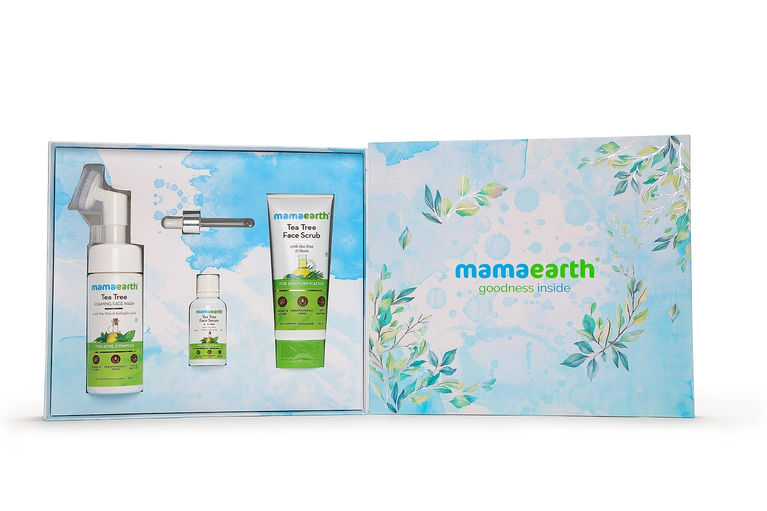 Mamaearth | Mamaearth Tea Tree Goodness Kit with UXR Wild Rose Body Wash 200ml & UXR Wild Rose Shower Gel 200ml 2