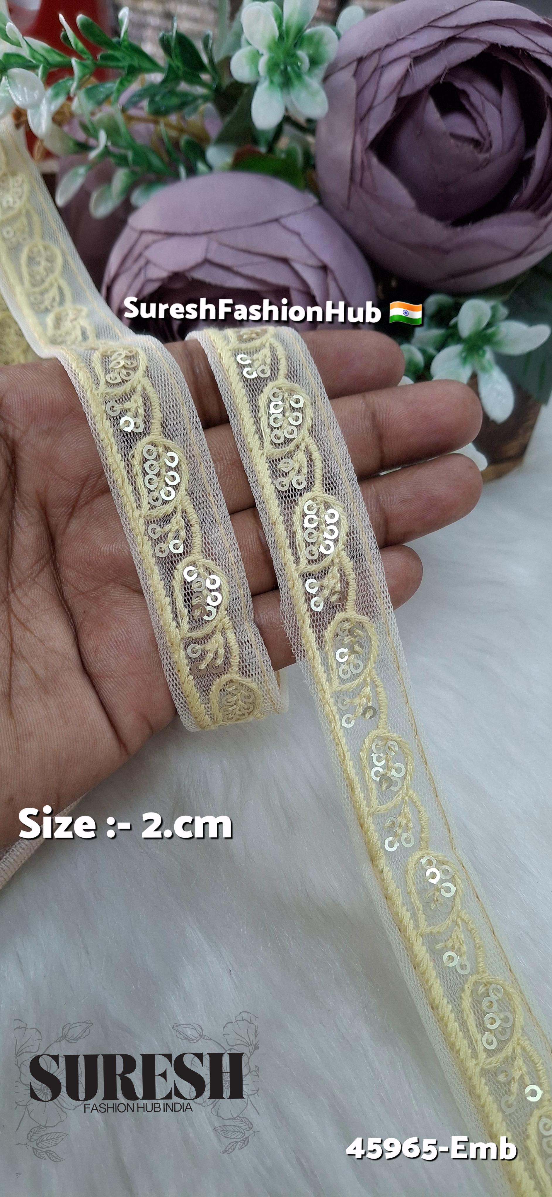 Tone-on-Tone Embroidery Lace