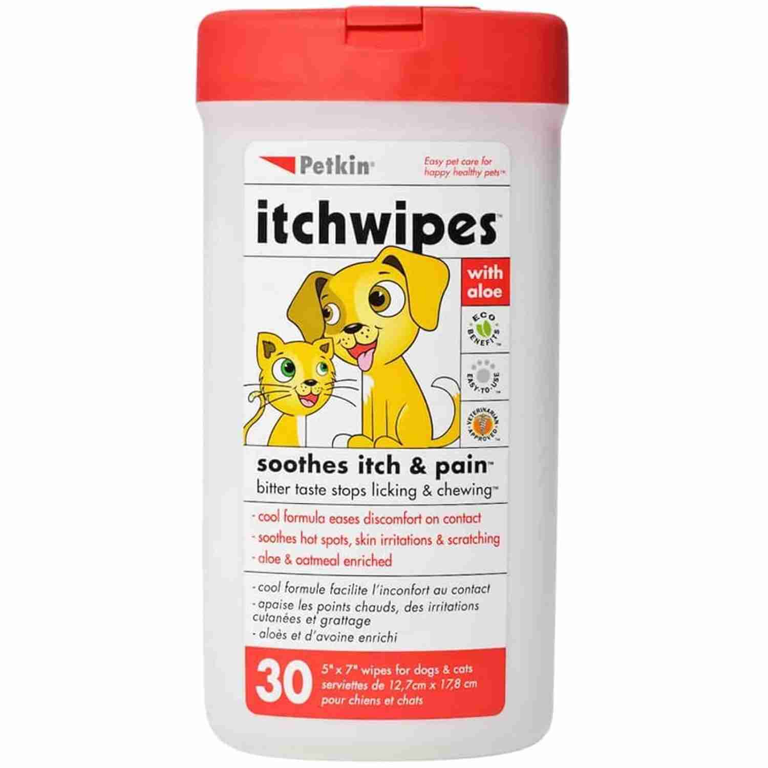 Petkin Itch Pet Wipes