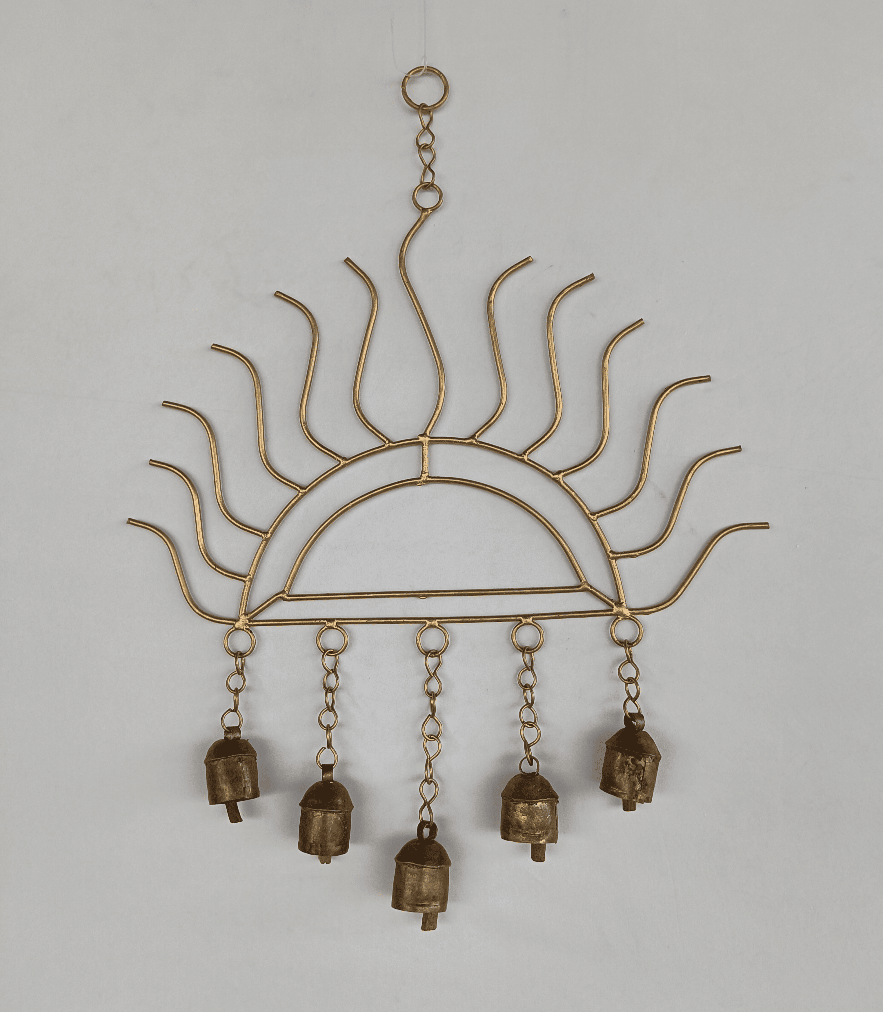 sun shape wind chime